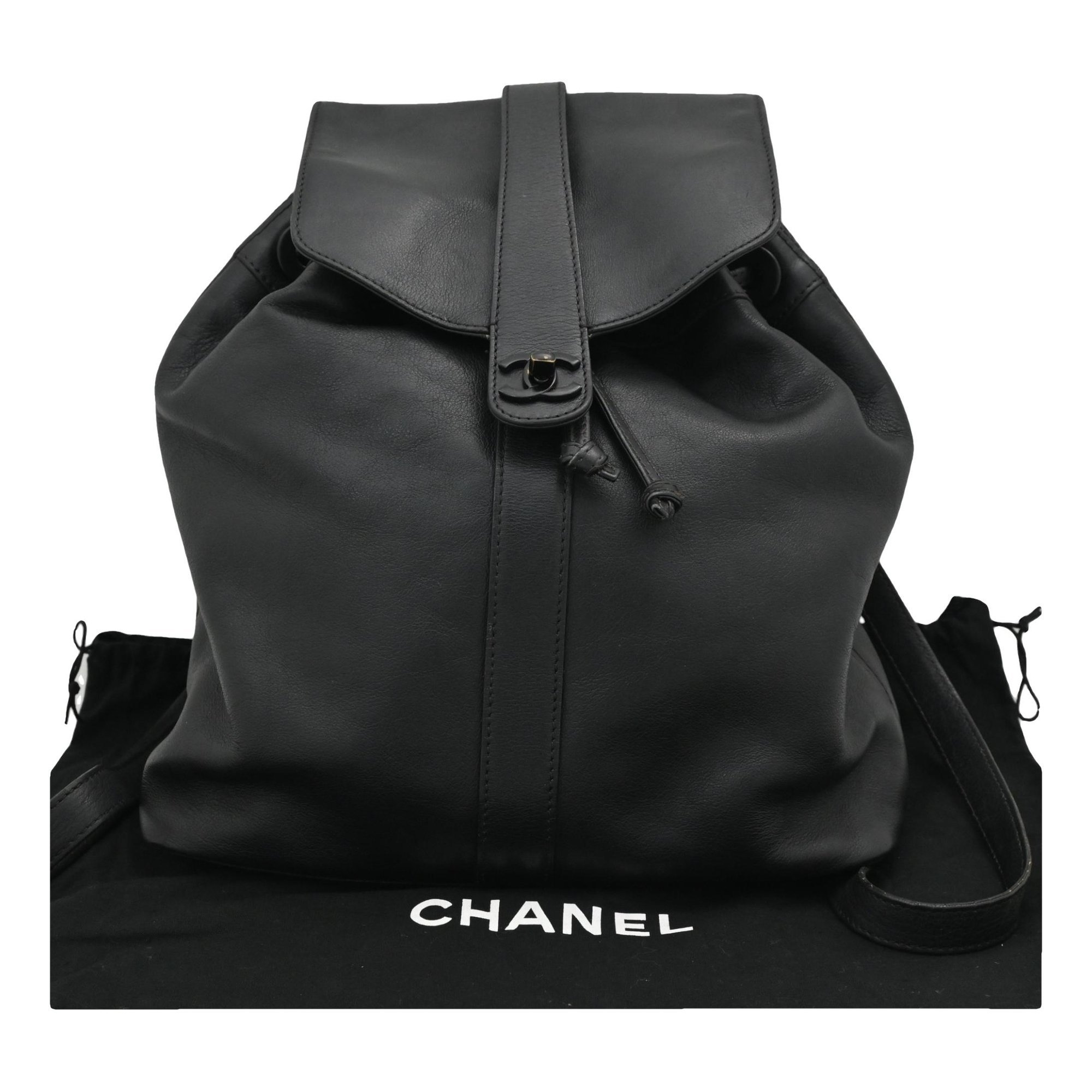 Leather backpack