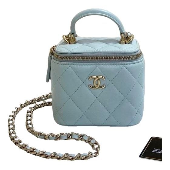 Trendy CC Vanity leather handbag