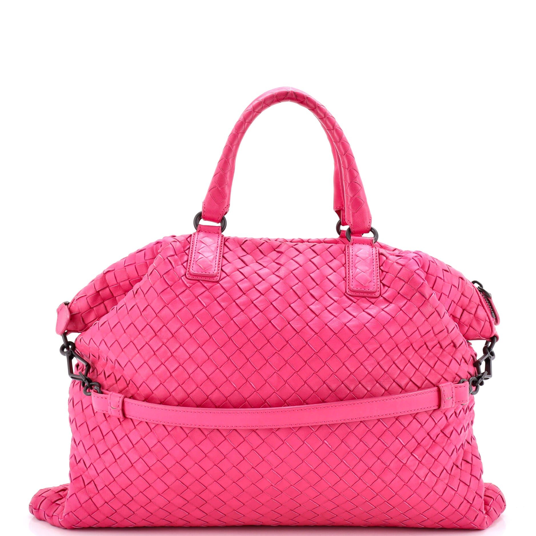 Bottega Veneta Convertible Satchel Intrecciato Nappa Medium