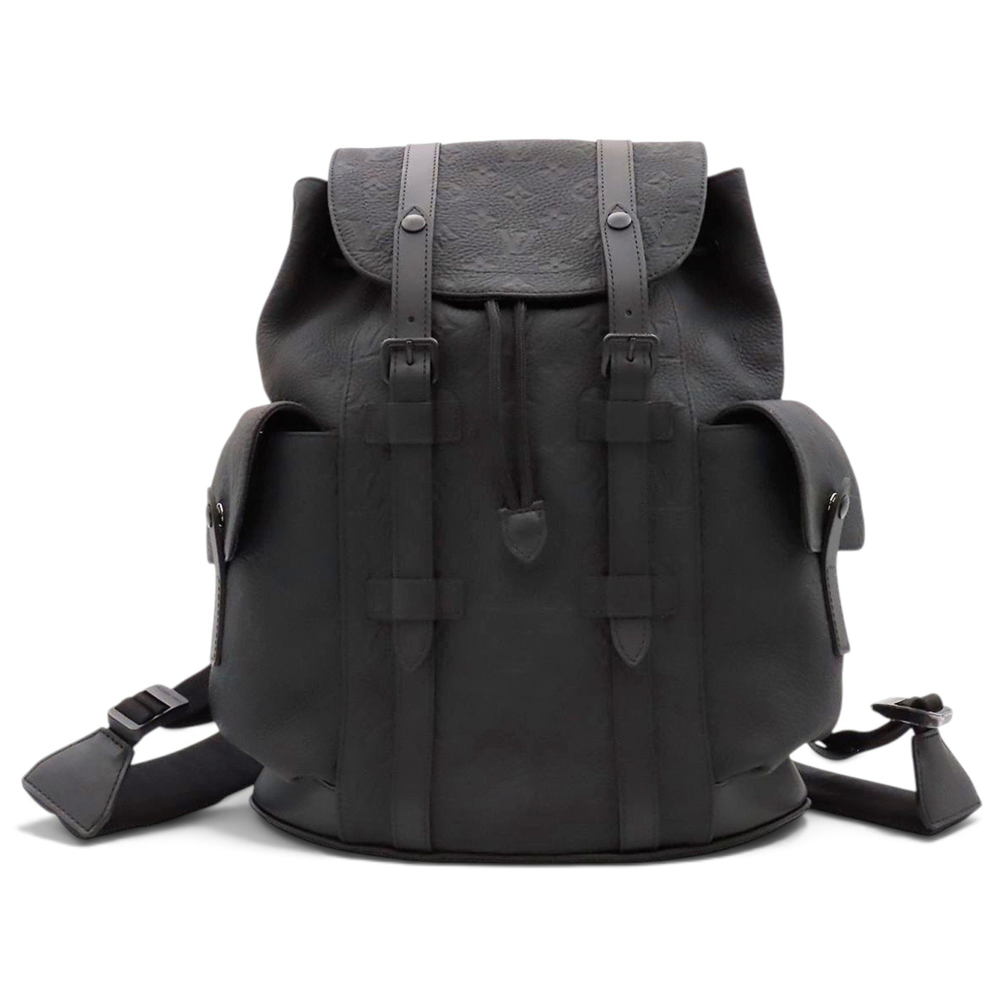 Leather backpack