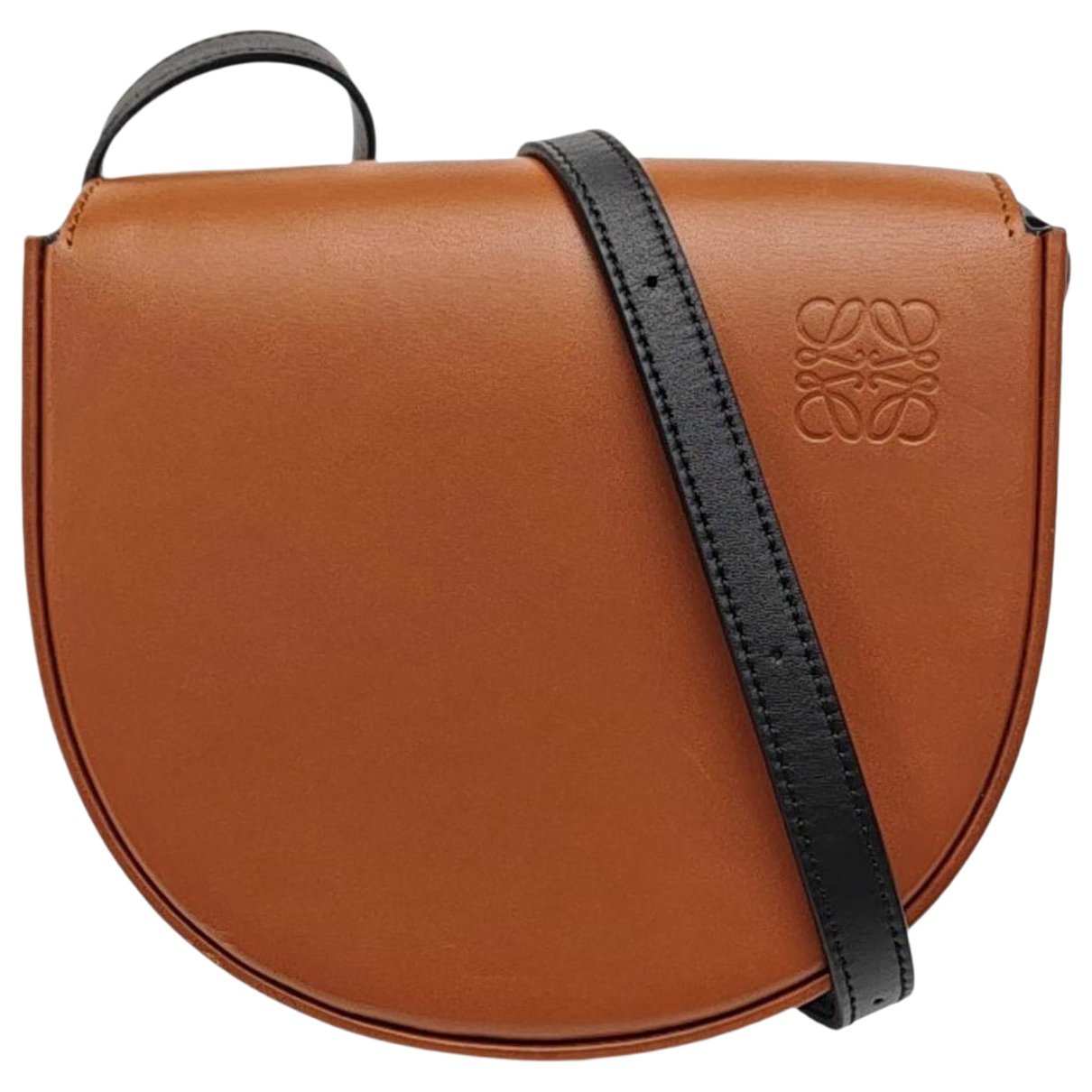 Heel leather crossbody bag