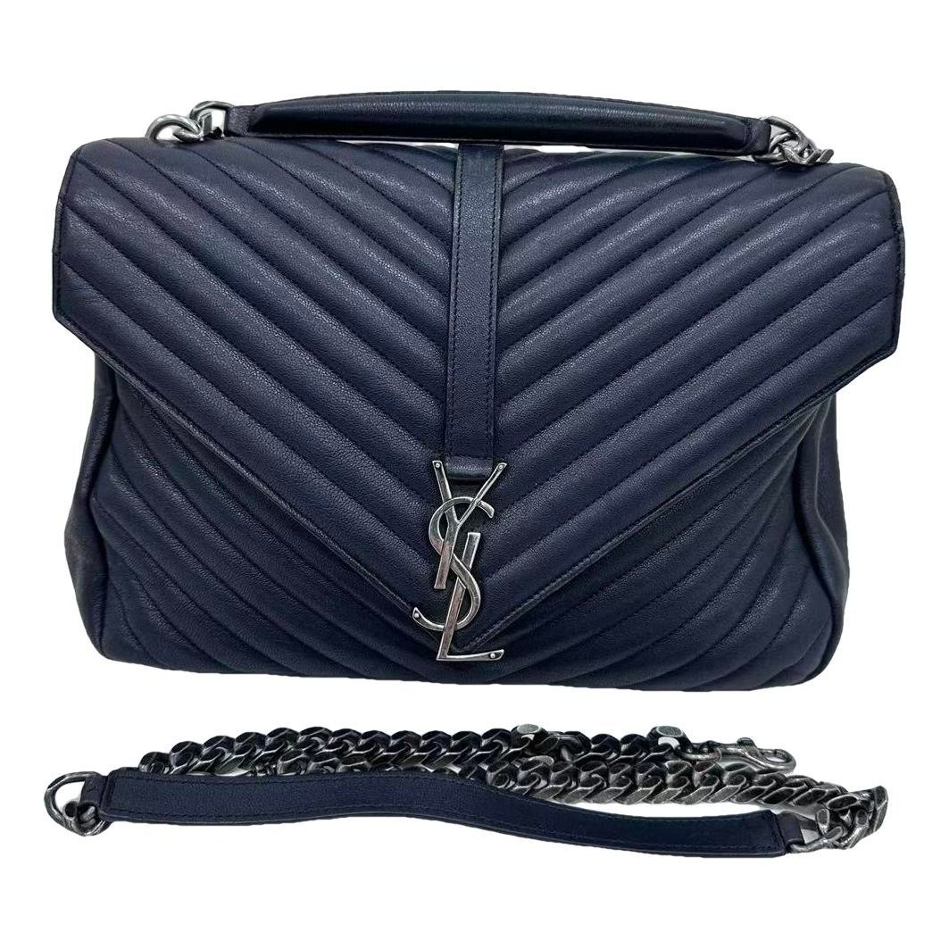 Collége monogramme leather handbag