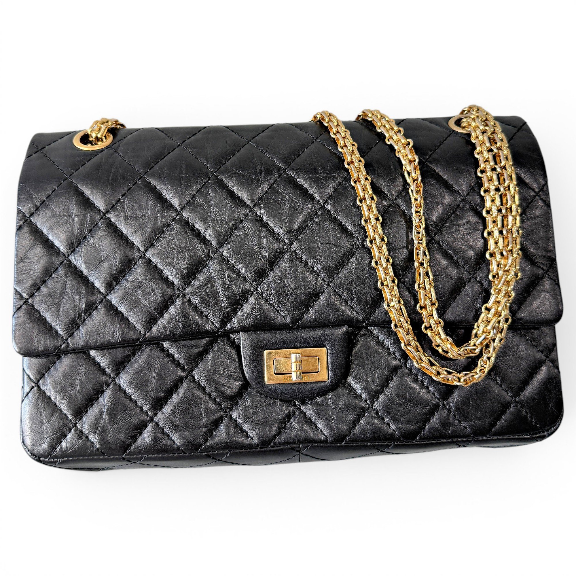 2.55 leather handbag