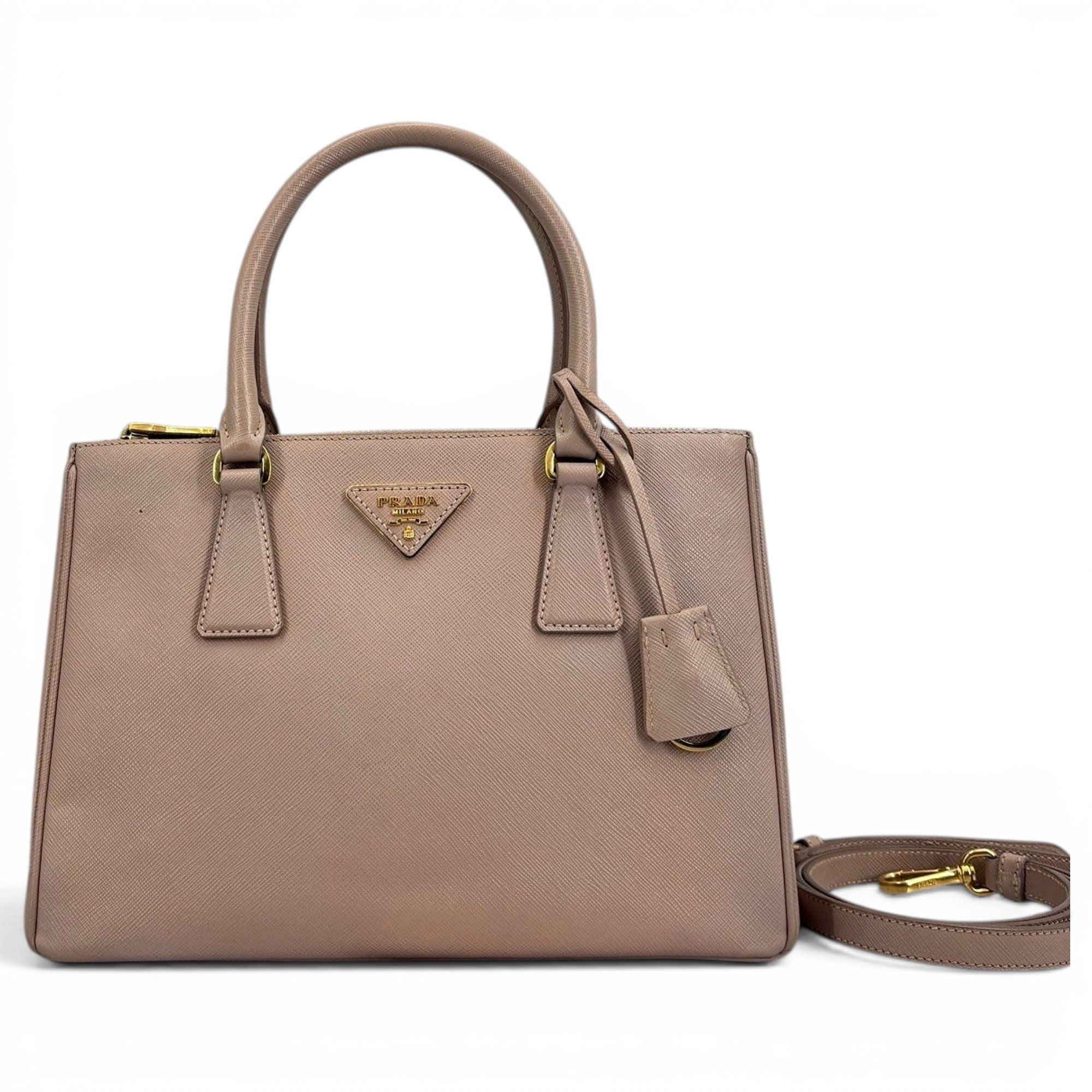 Galleria leather handbag