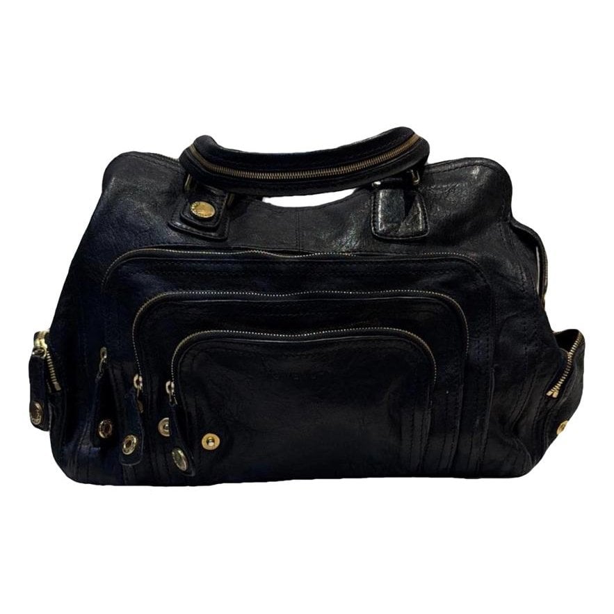 Leather handbag