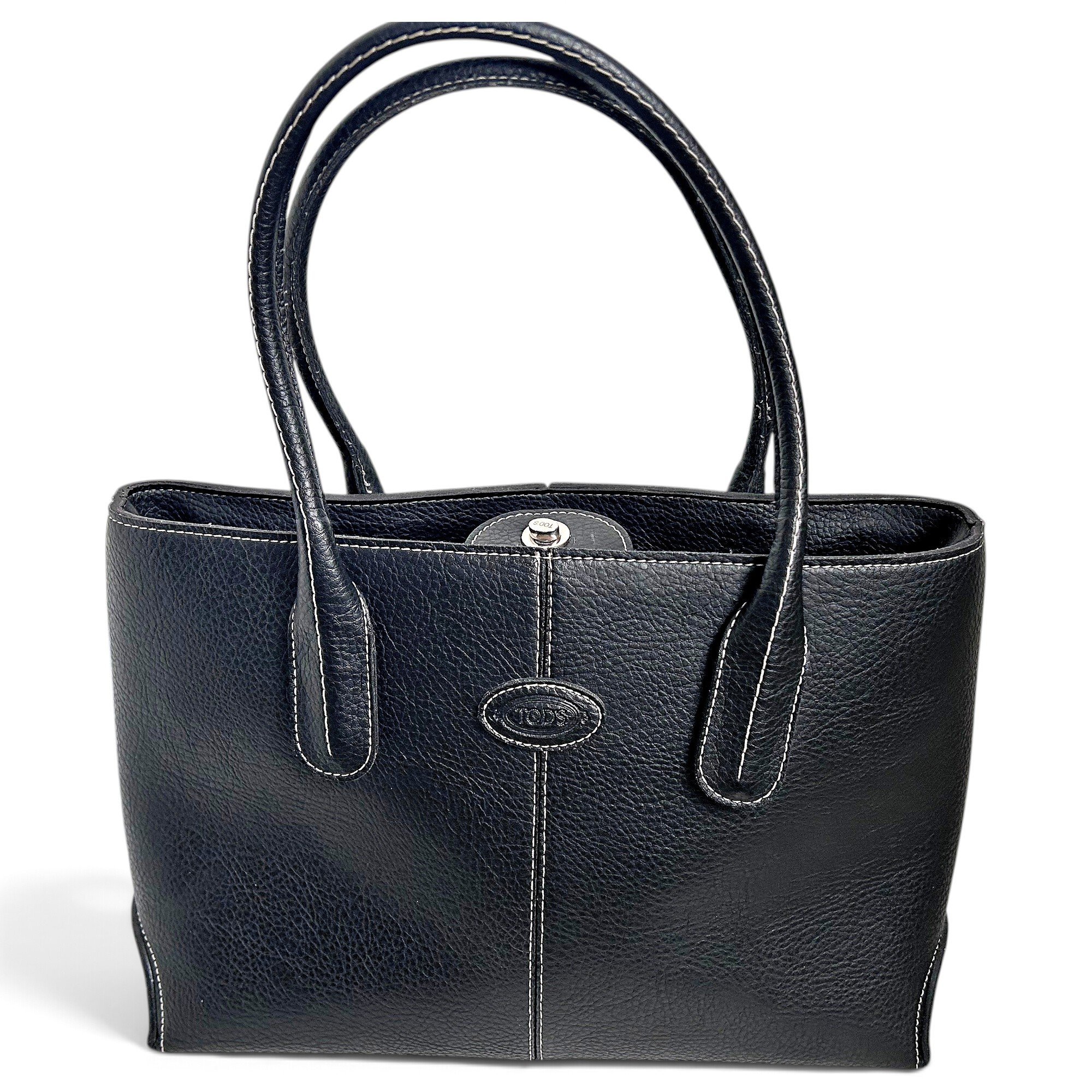 D Bag leather tote