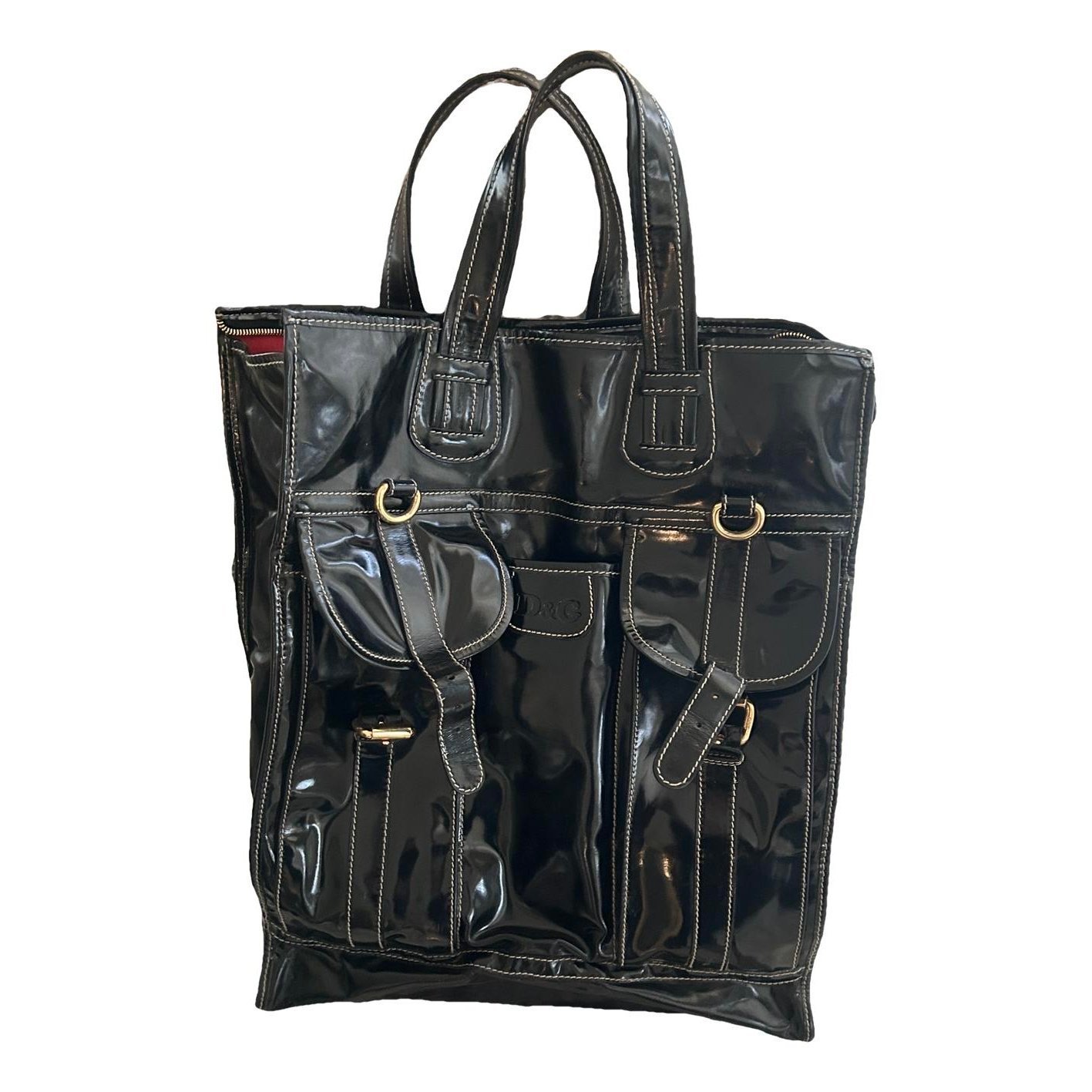 Patent leather bag