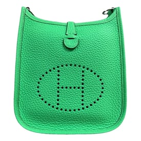 Hermes Evelyne Handbag Vert Comics Clemence Leather 2023