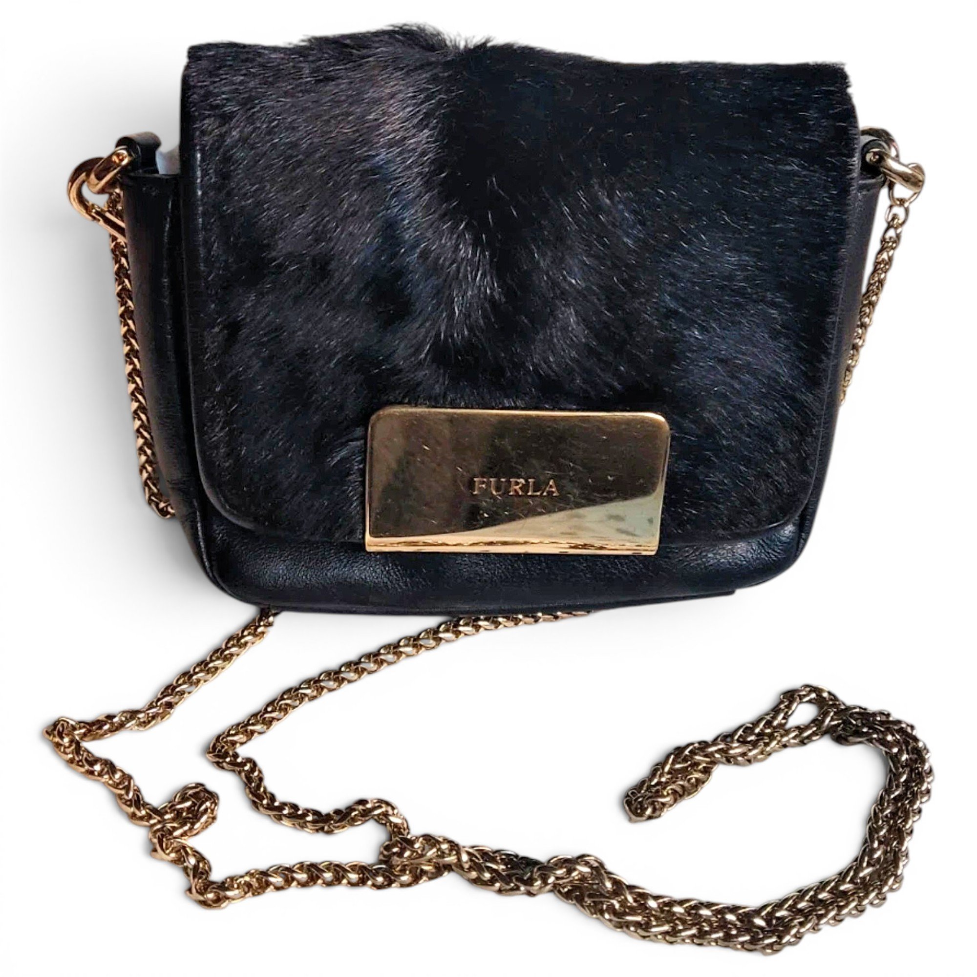 Furla Metropolis pony-style calfskin crossbody bag