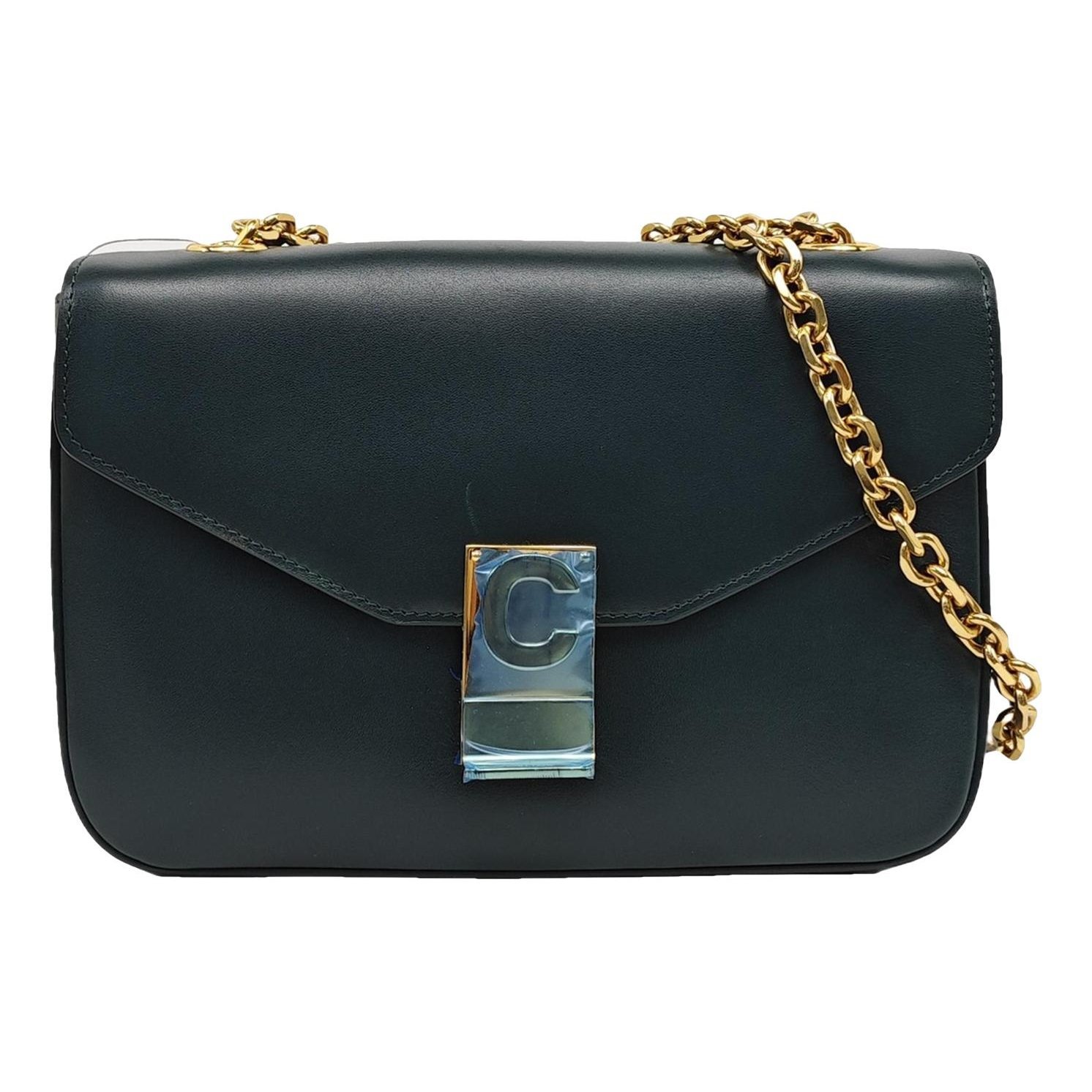Black Belt leather handbag