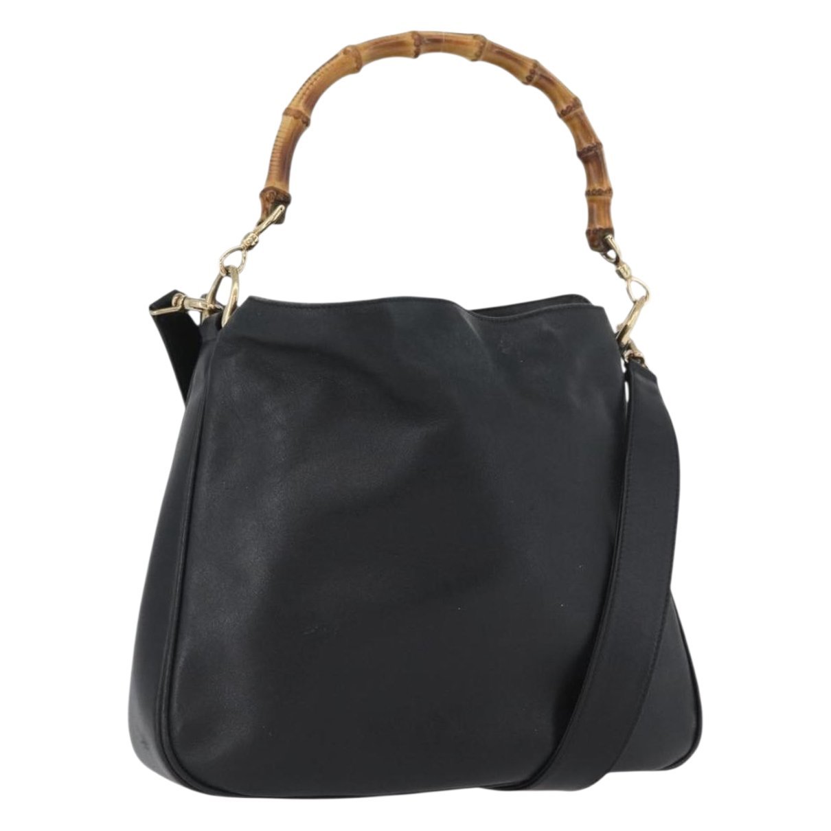Bamboo leather handbag
