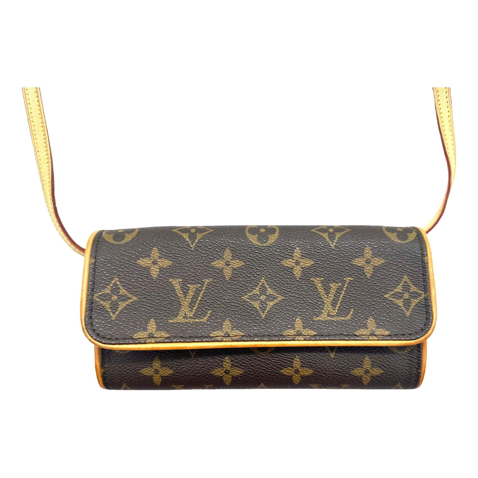 Twin cloth crossbody bag