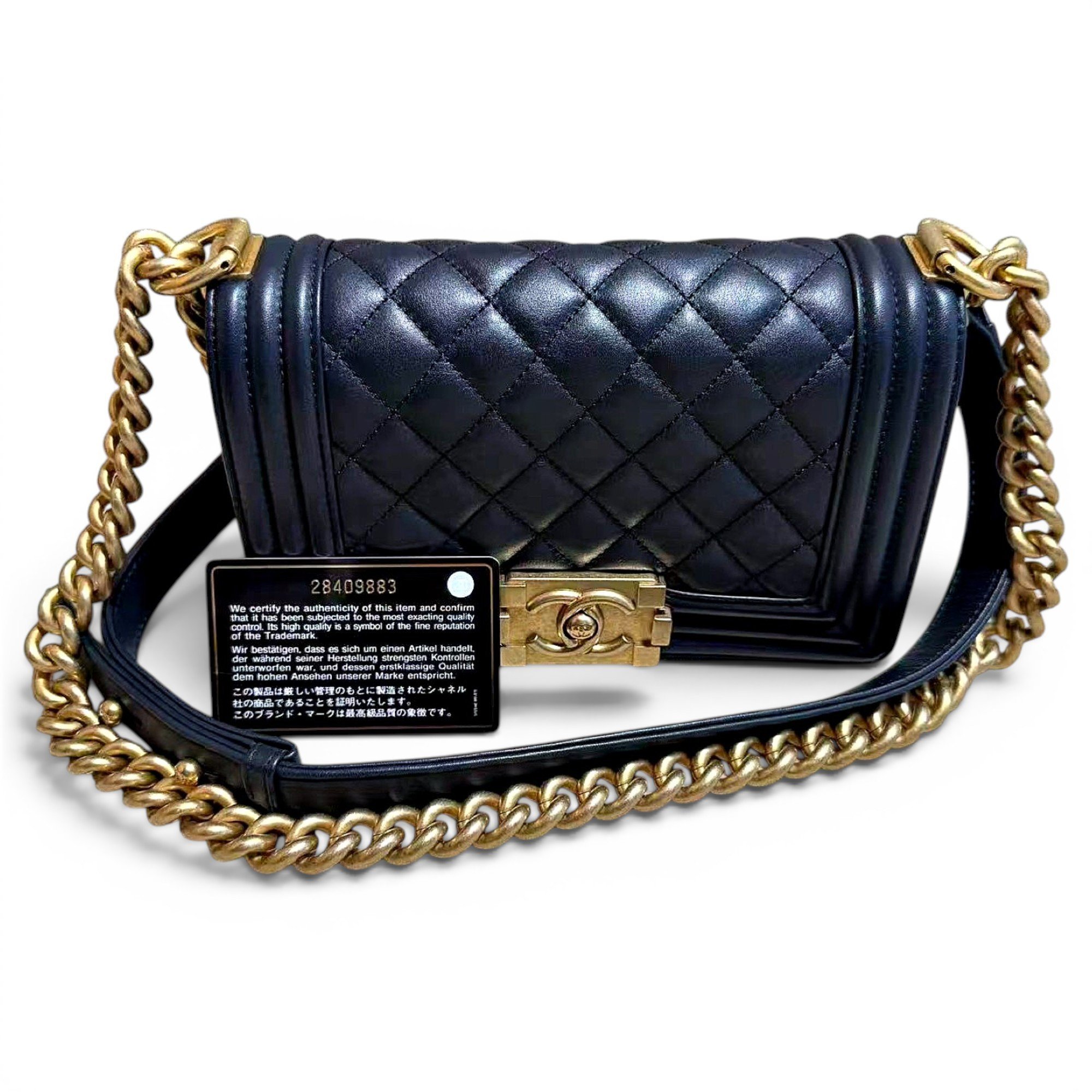 Boy leather handbag