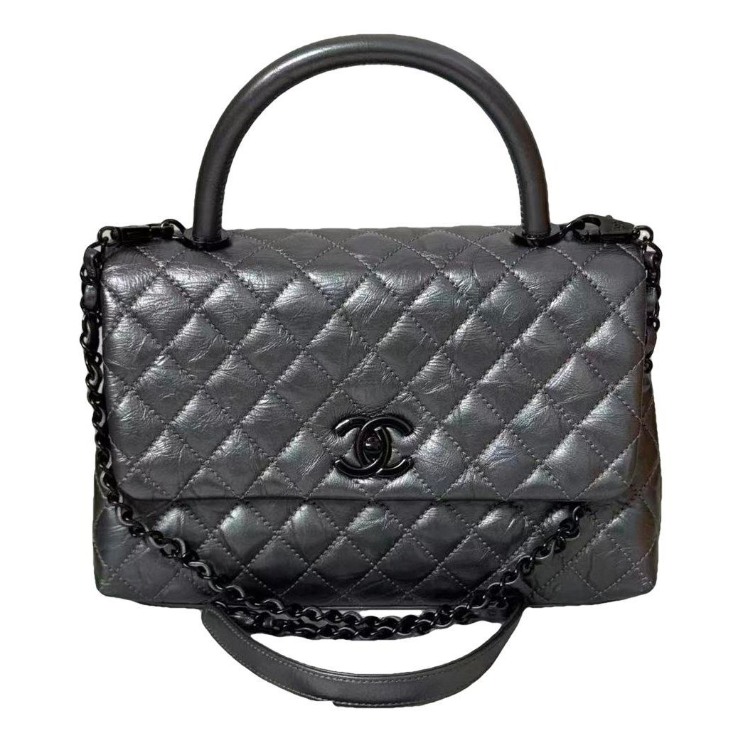 Coco Handle leather handbag