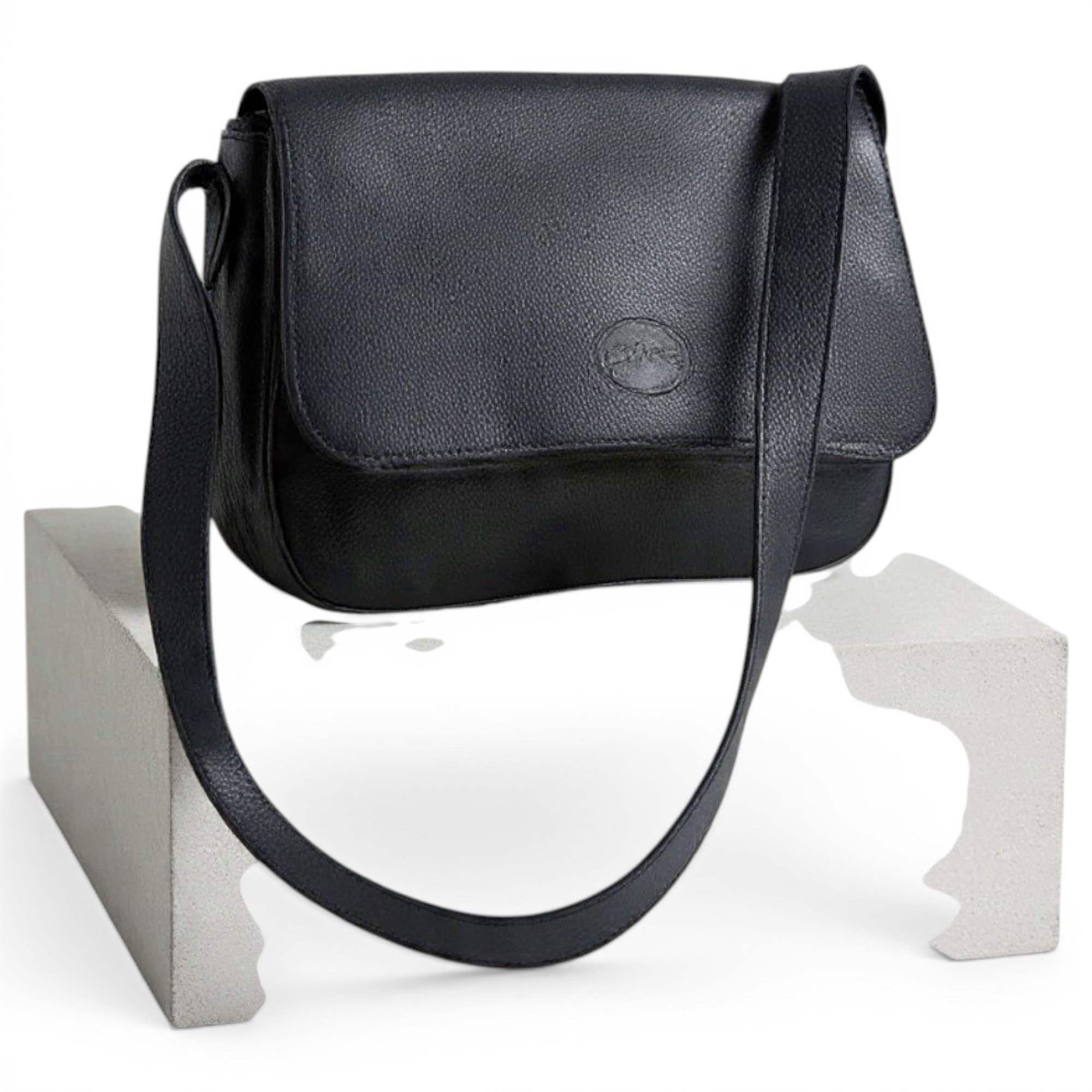 Balzane leather crossbody bag