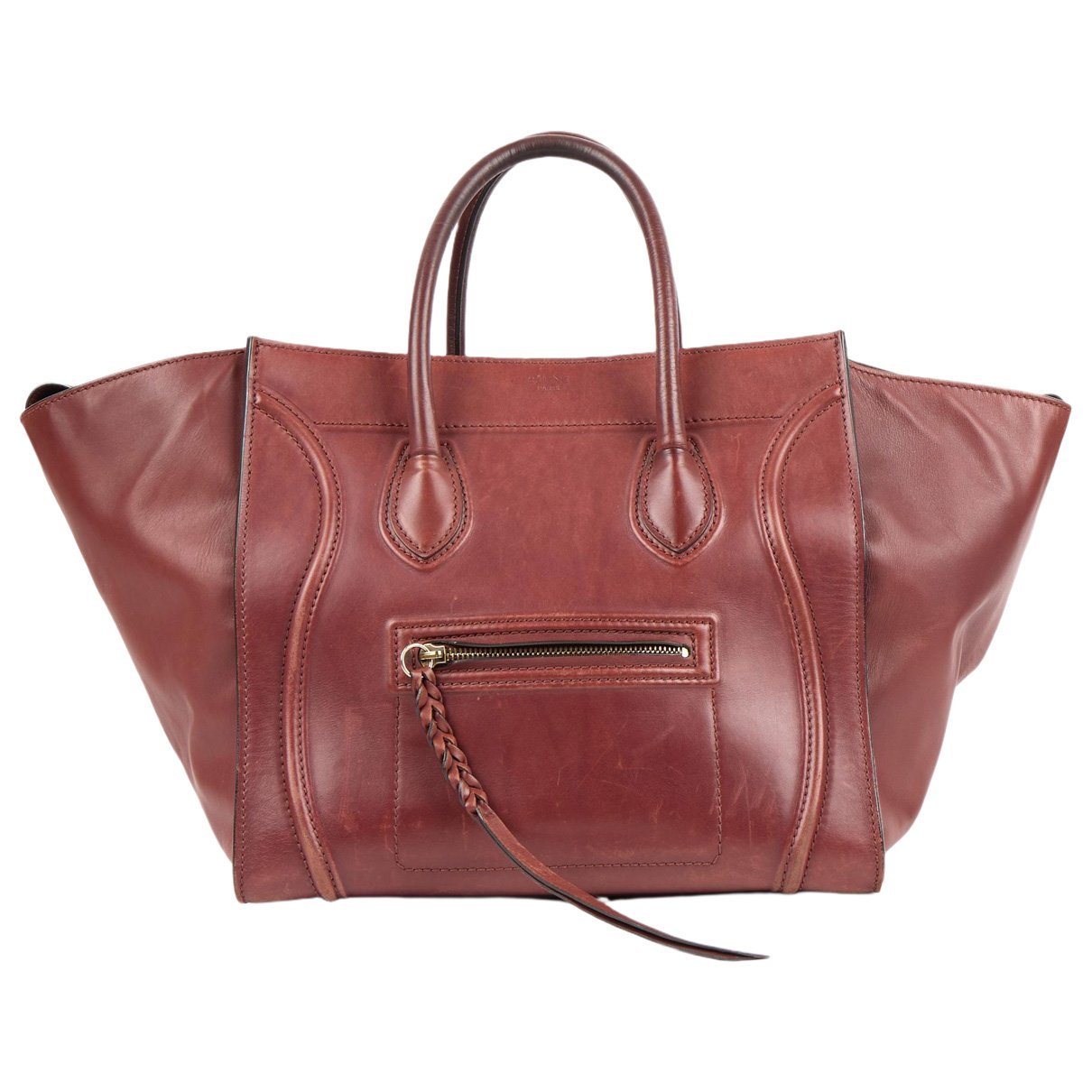 Luggage leather handbag