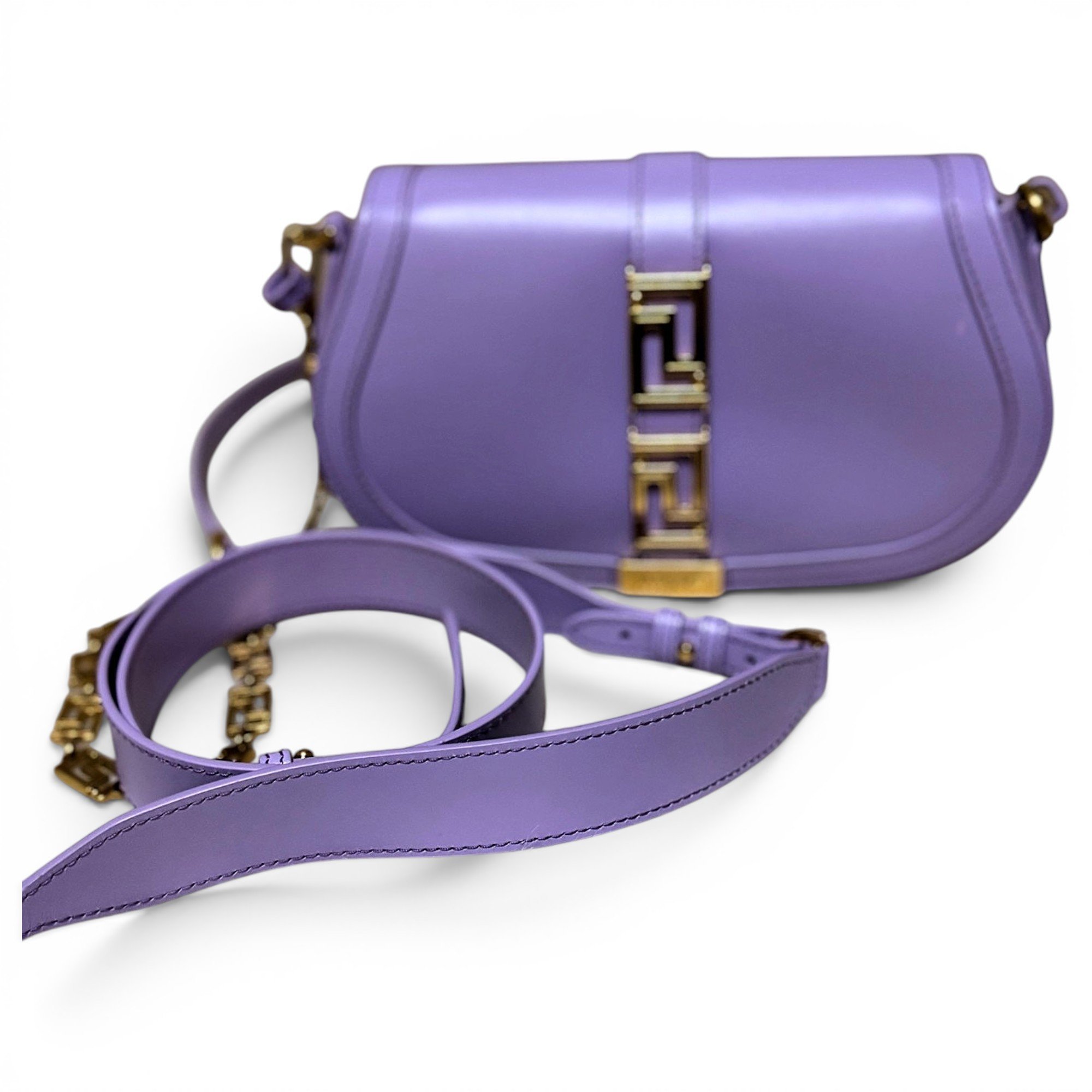 Greca Goddess leather handbag