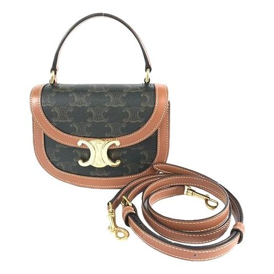 Clea leather handbag