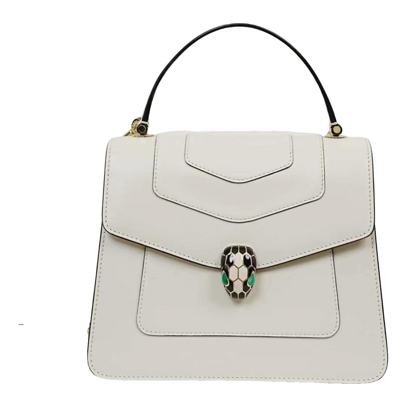 Serpenti leather handbag