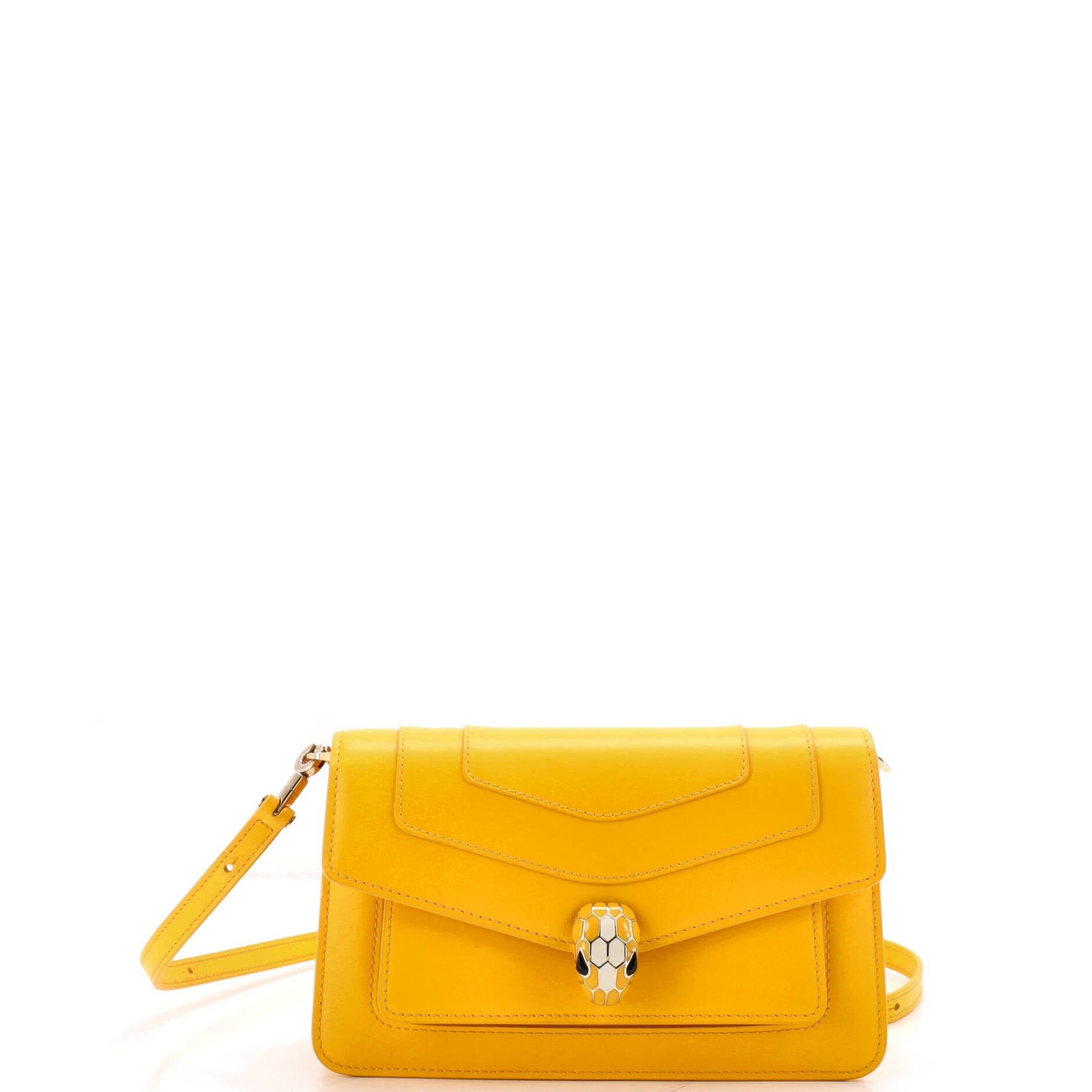 Serpenti Forever East West Shoulder Bag Leather Small