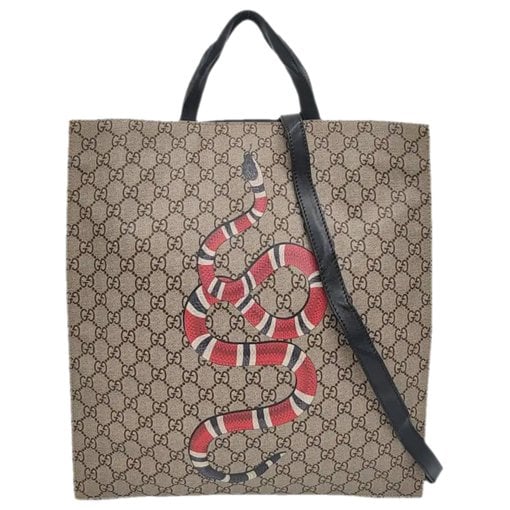 Ophidia GG Supreme leather handbag