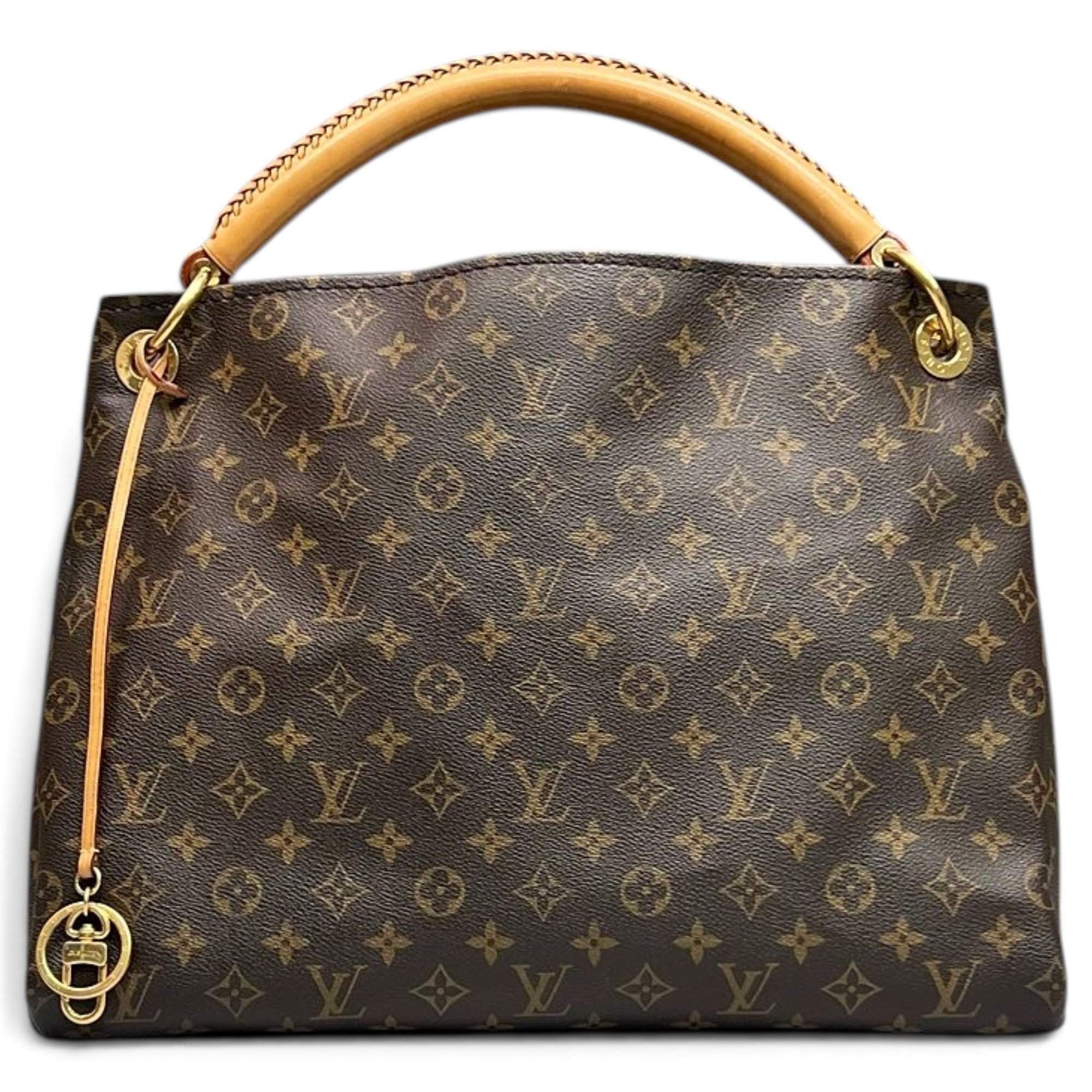 Graceful leather handbag