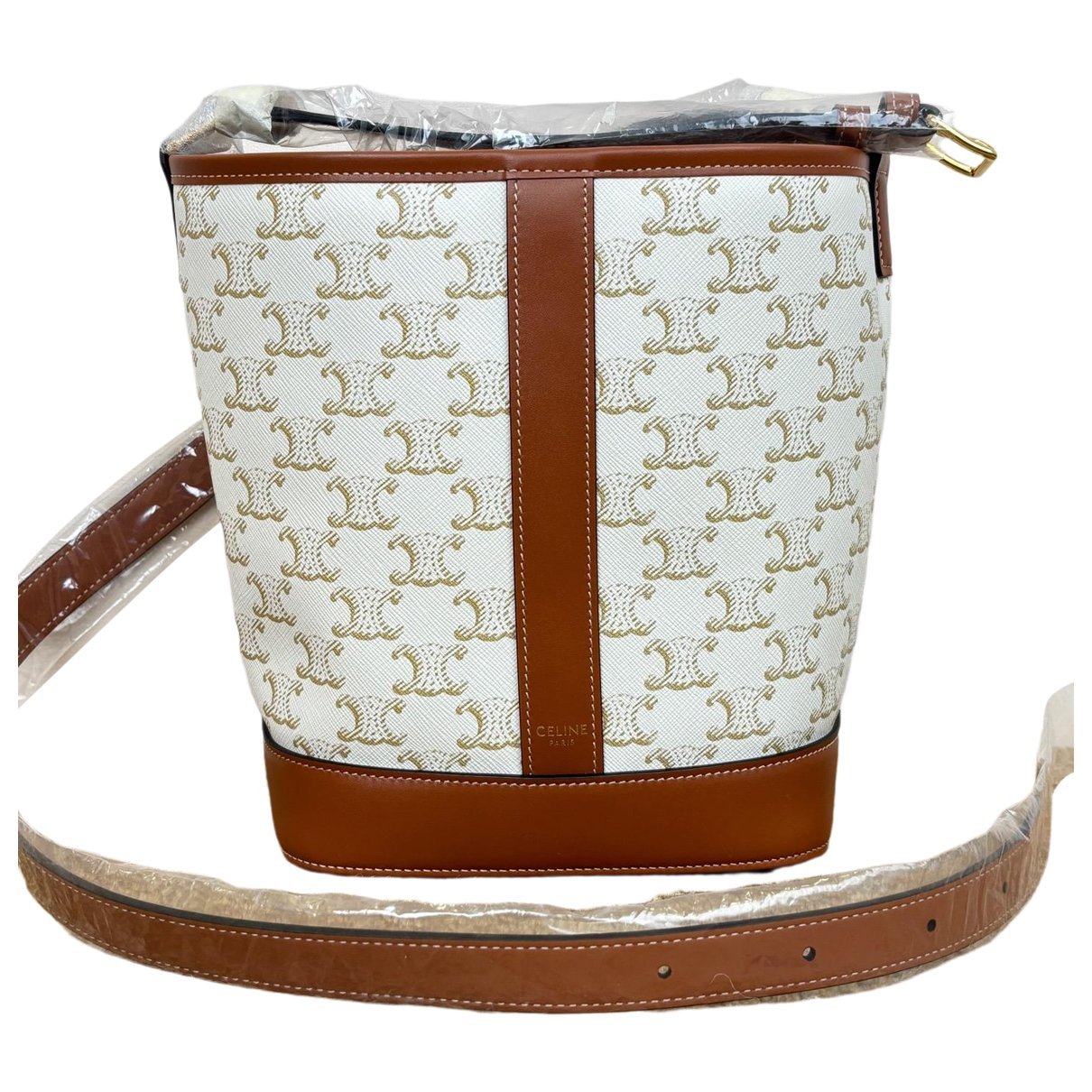 SAC SEAU leather handbag