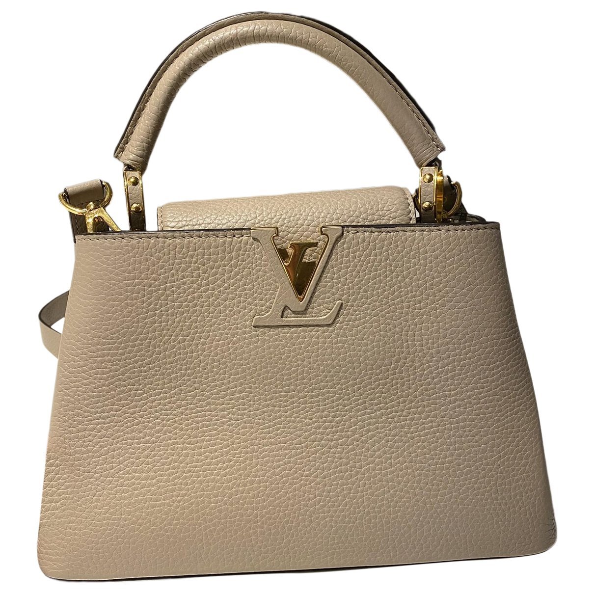 Capucines leather handbag