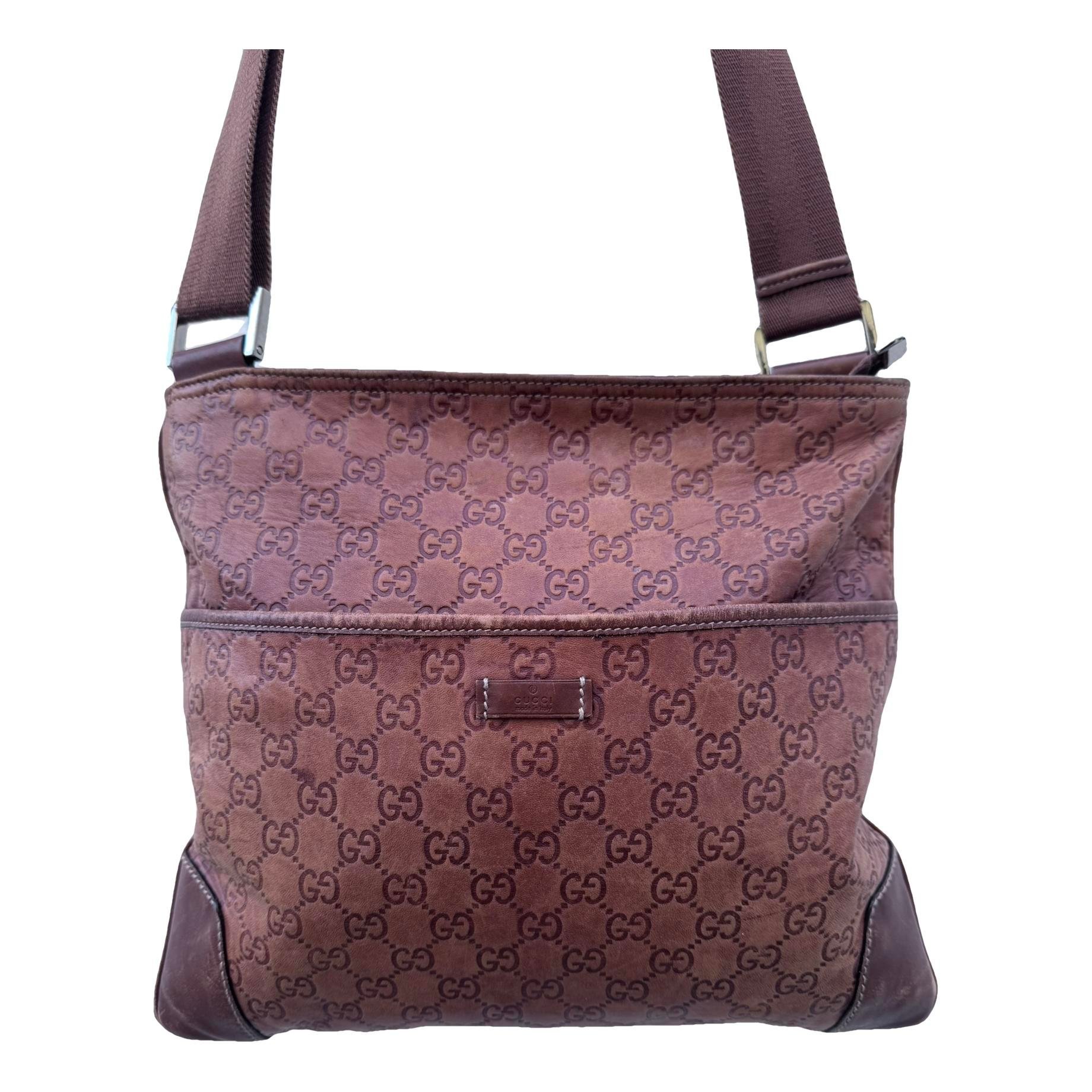 Leather crossbody bag