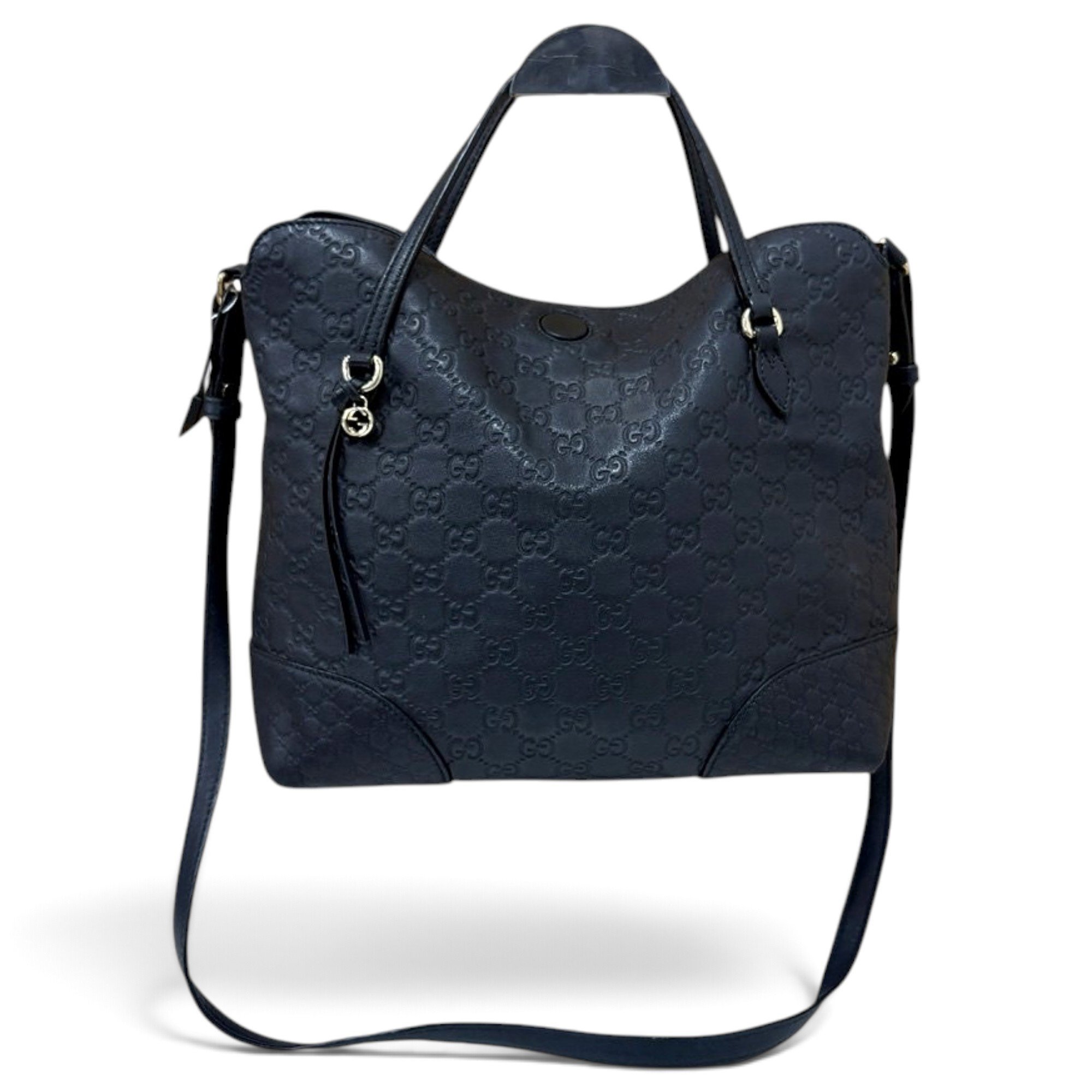 Leather tote