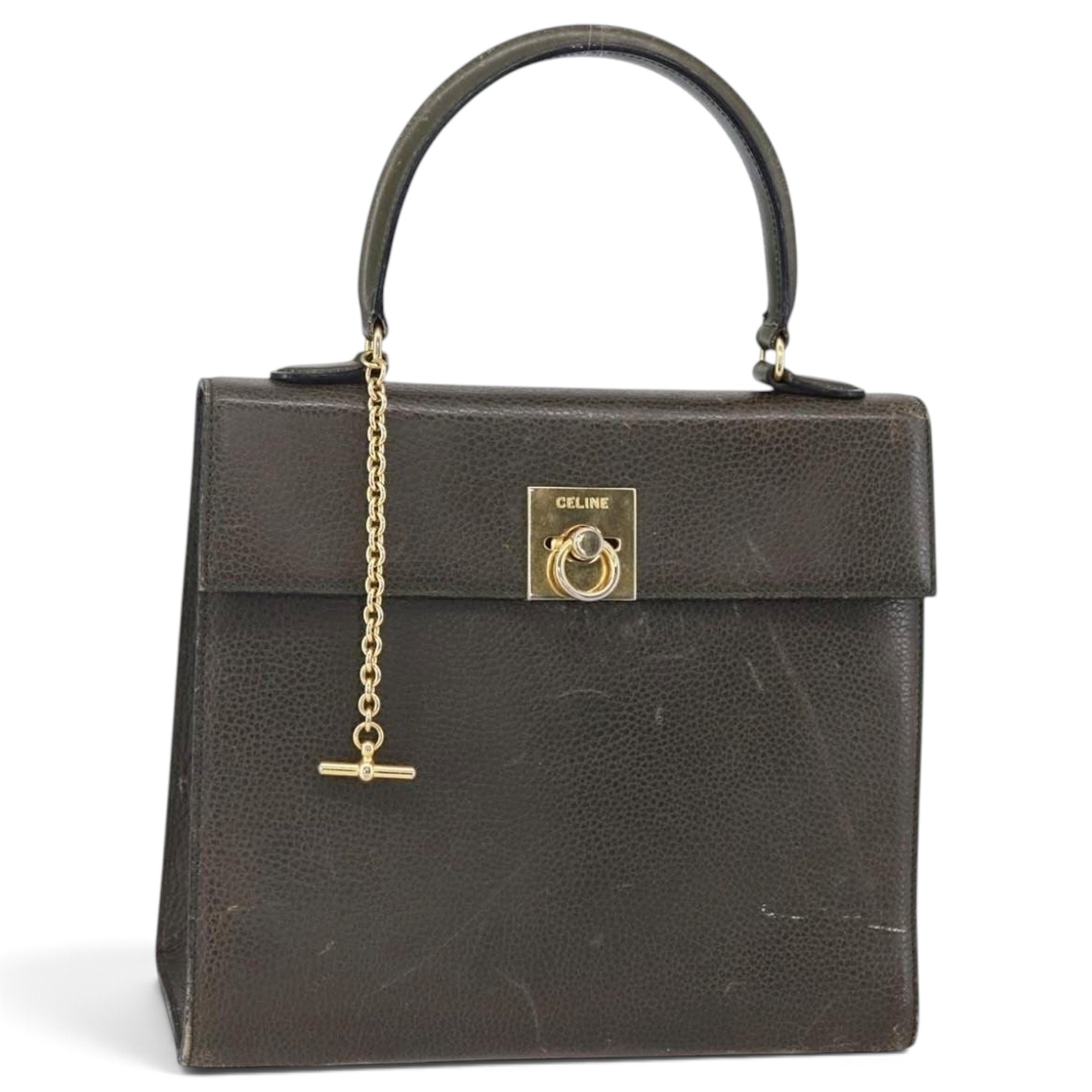 Leather handbag