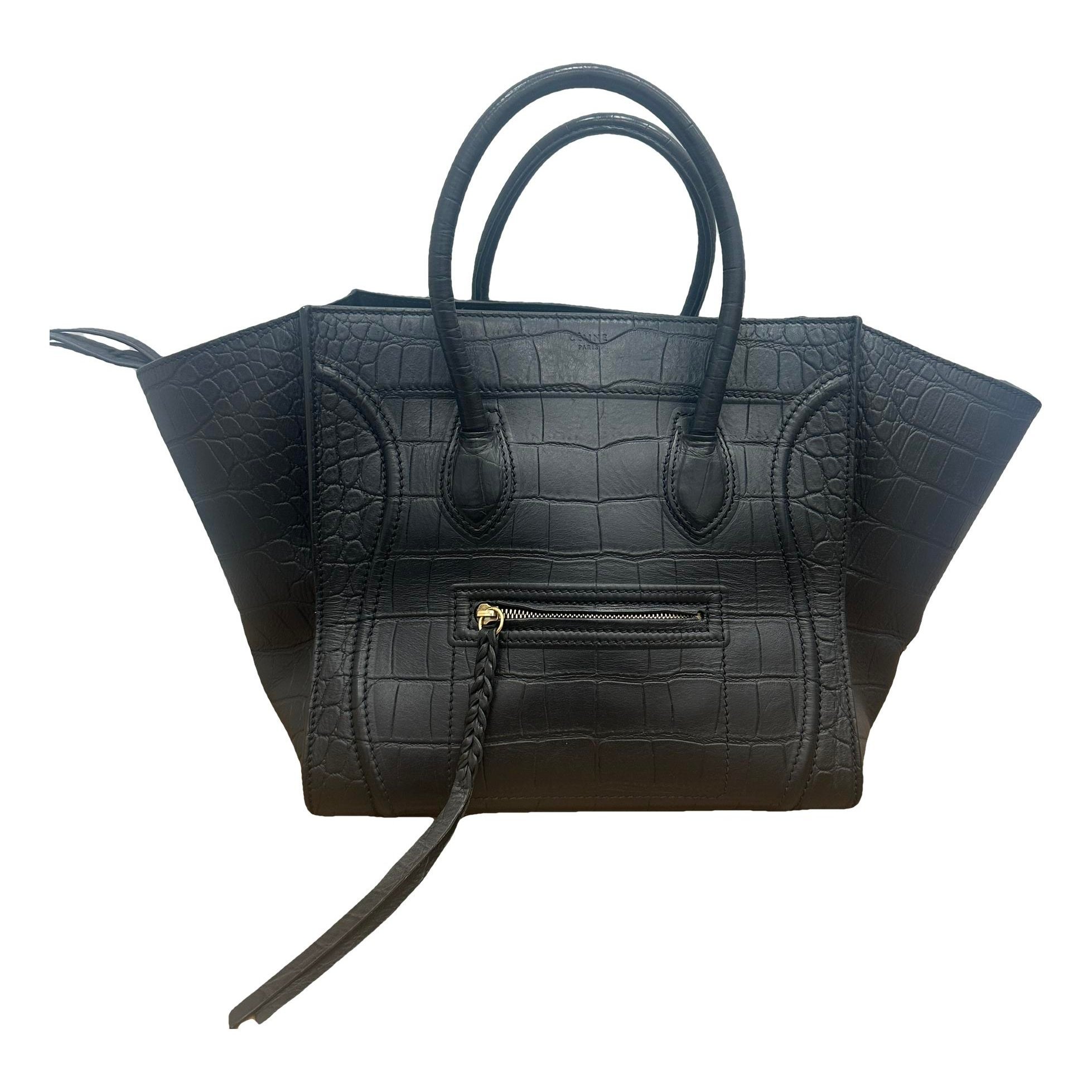 Luggage leather handbag