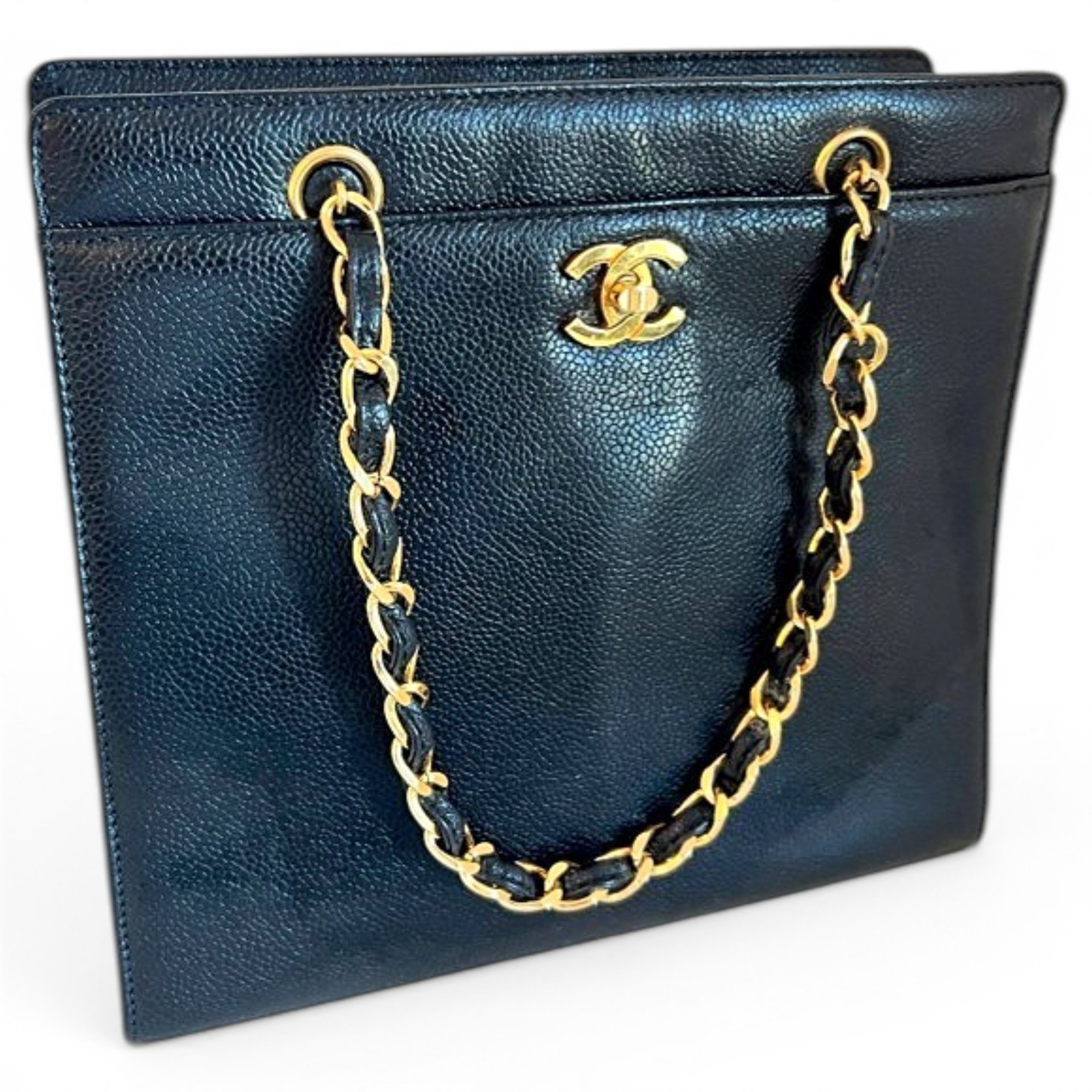 Petite Shopping Tote leather tote
