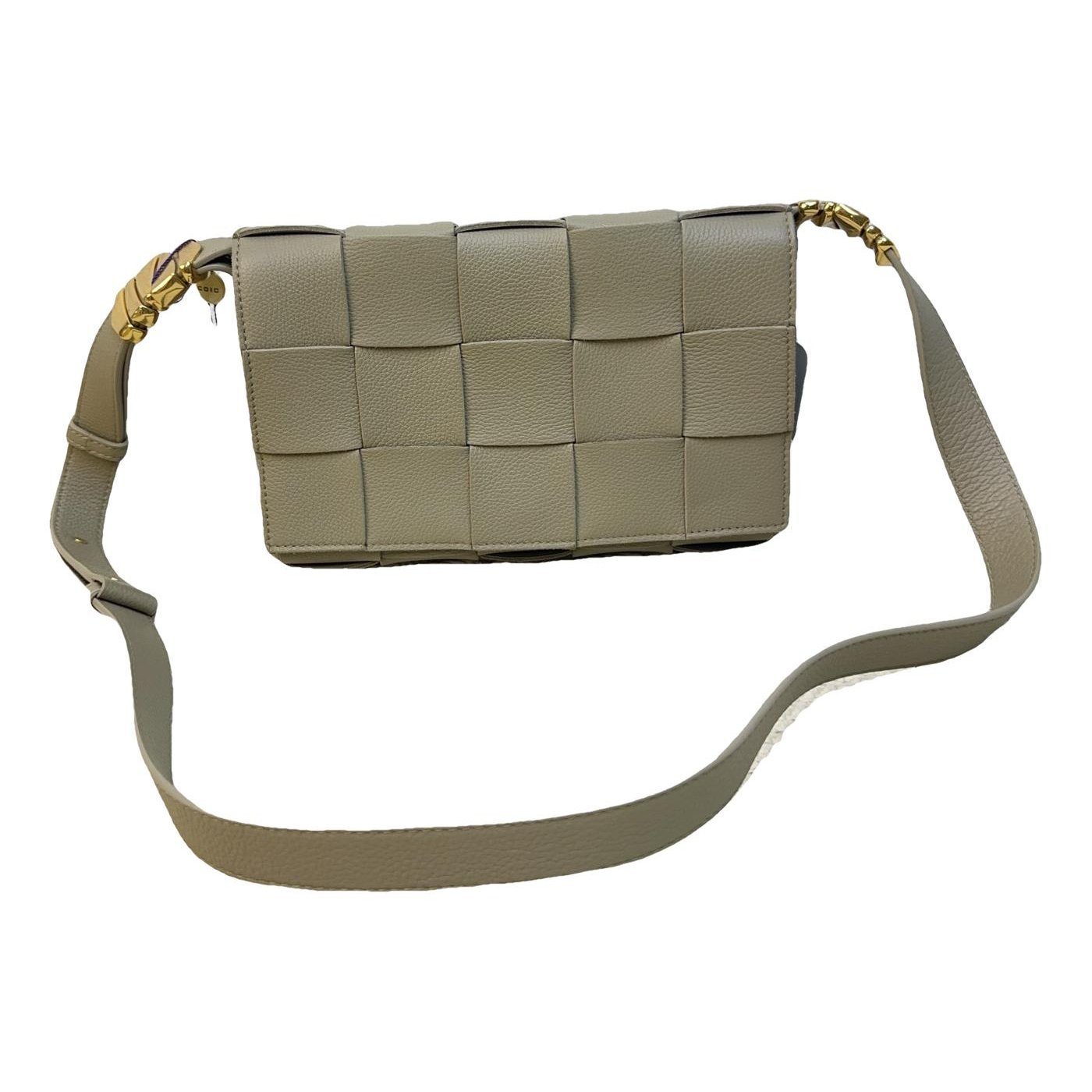 Cassette leather handbag