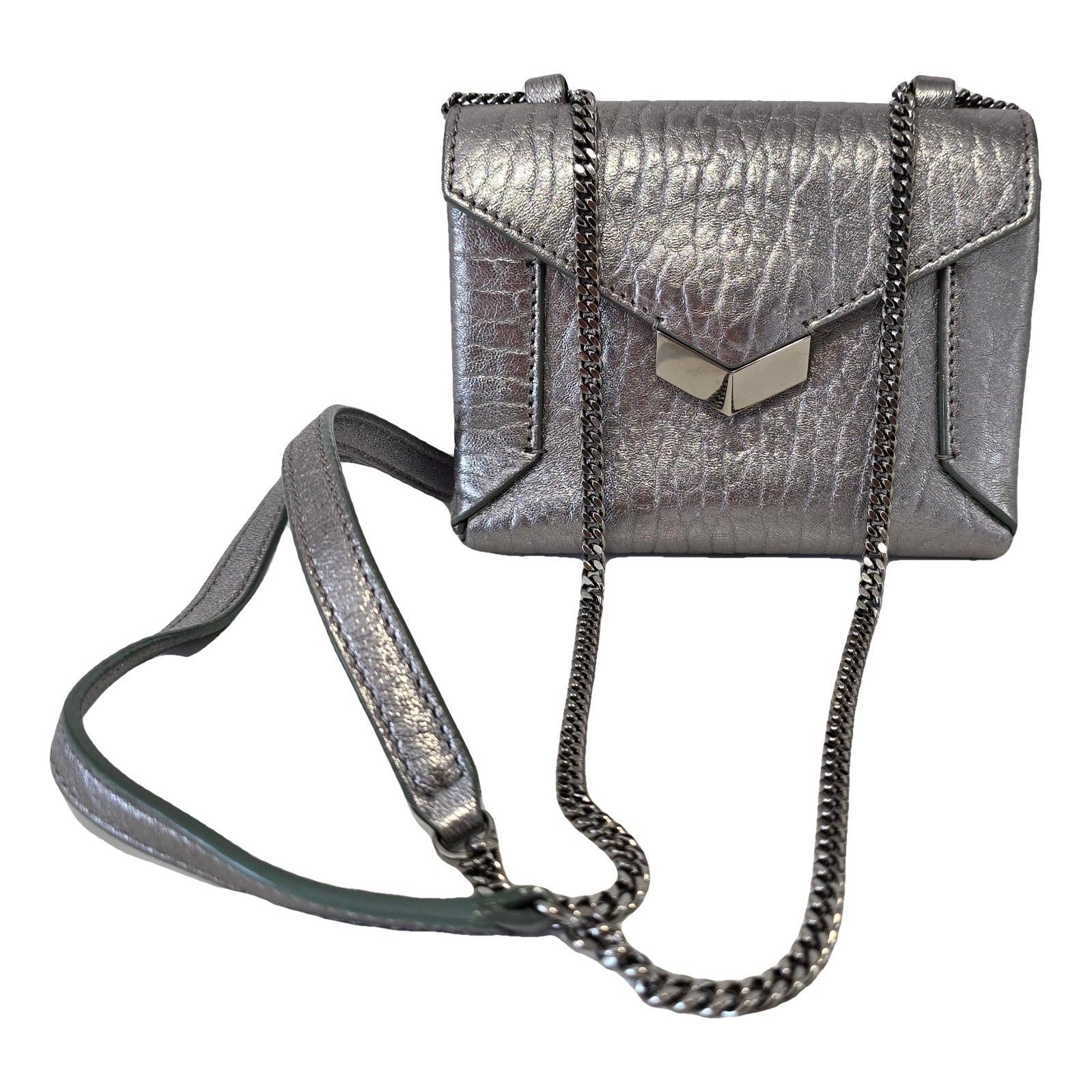 Jimmy Choo Lockett leather crossbody bag