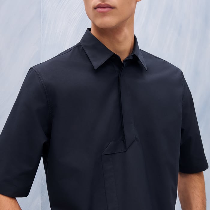 Marine "Pique Plie" Polo Shirt