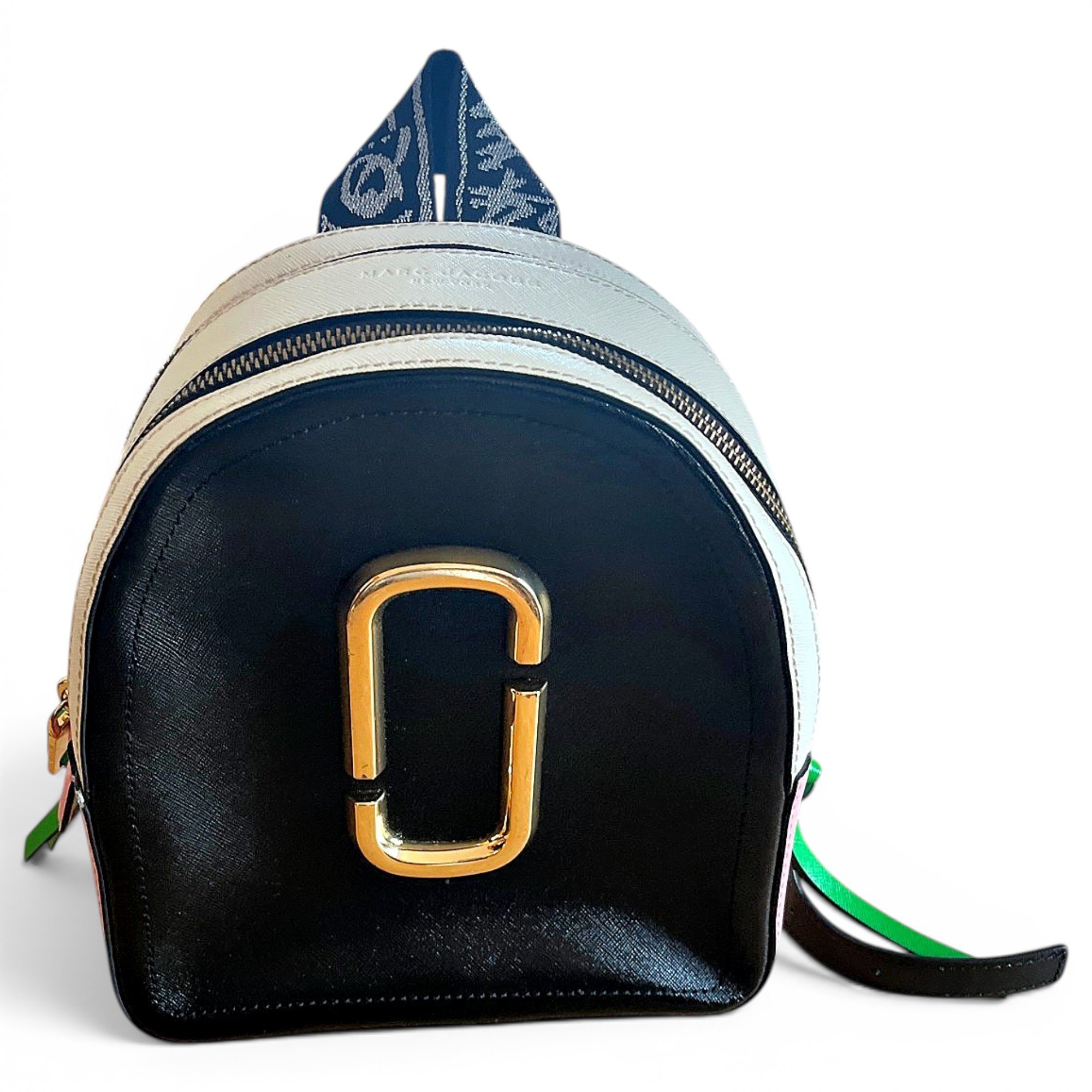 Leather backpack