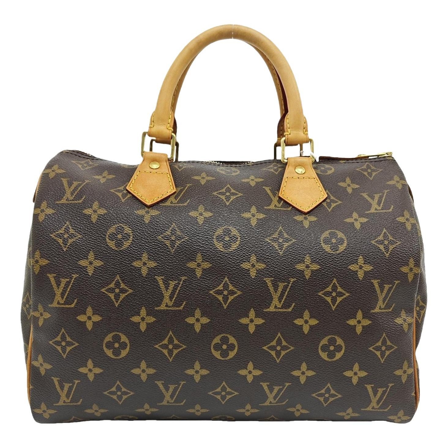 Louis Vuitton Nano Speedy / Mini HL leather handbag