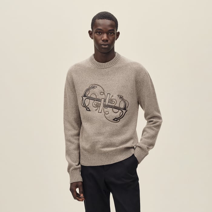 Gravier "Ancre En H" Crewneck Sweater