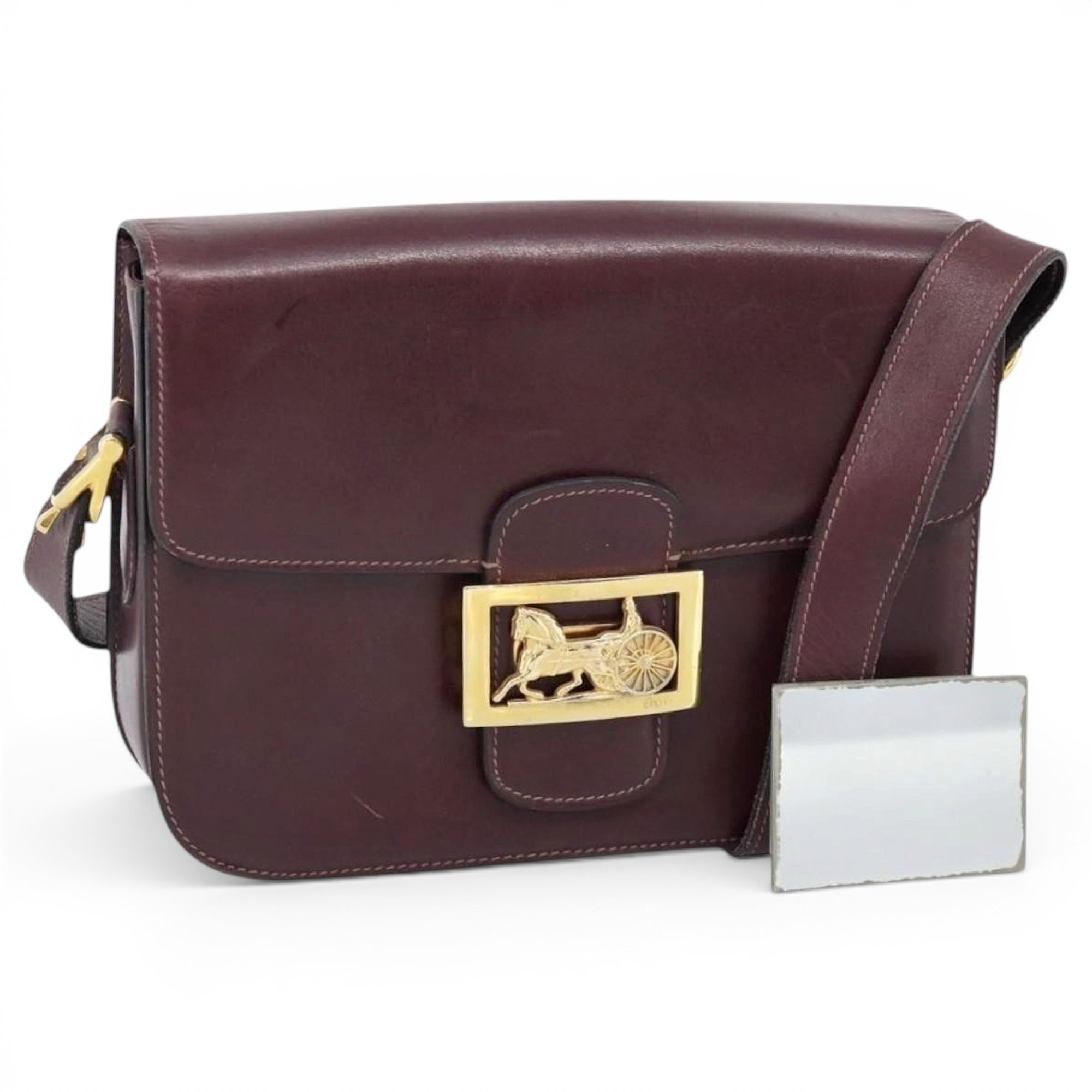 Leather handbag