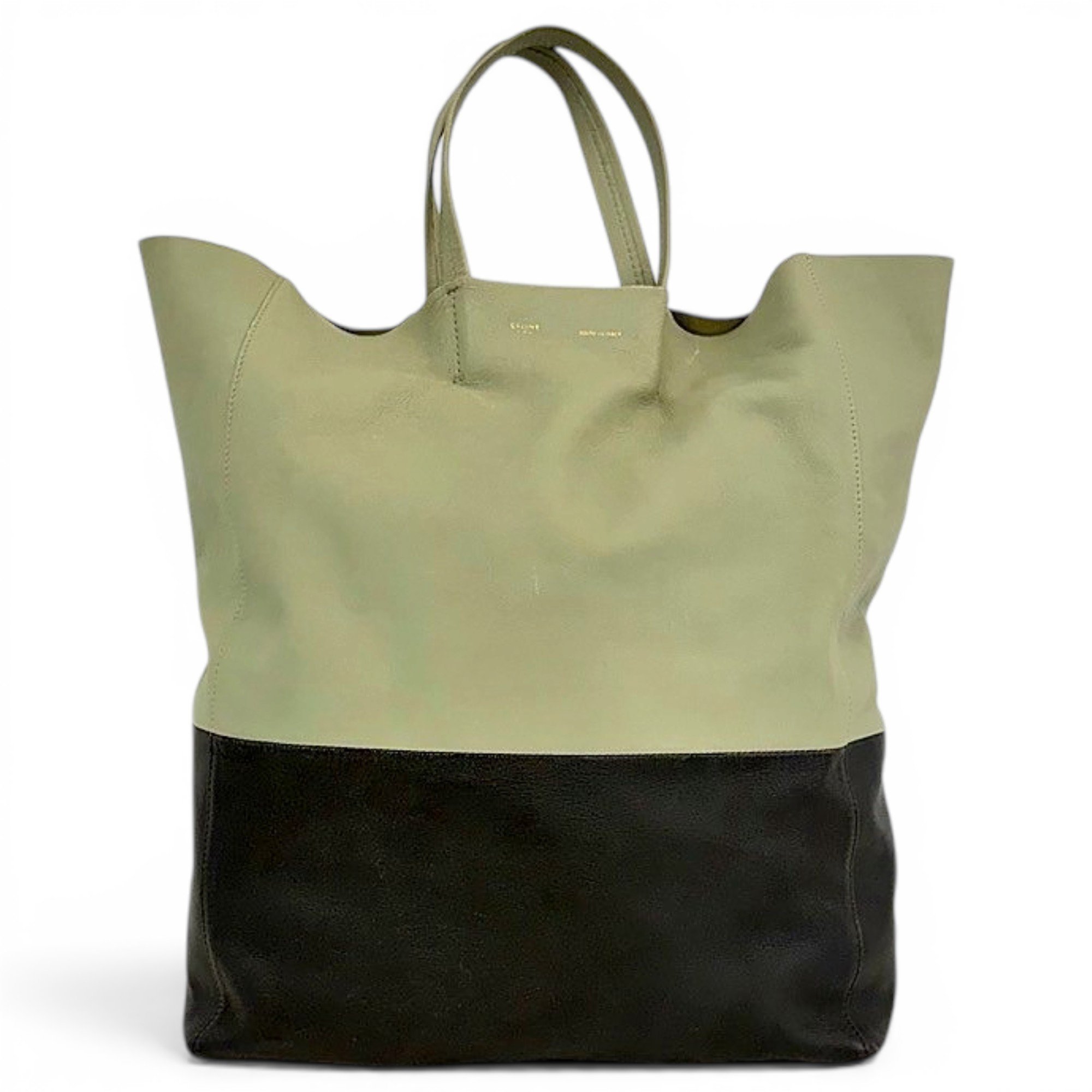 Cabas leather tote