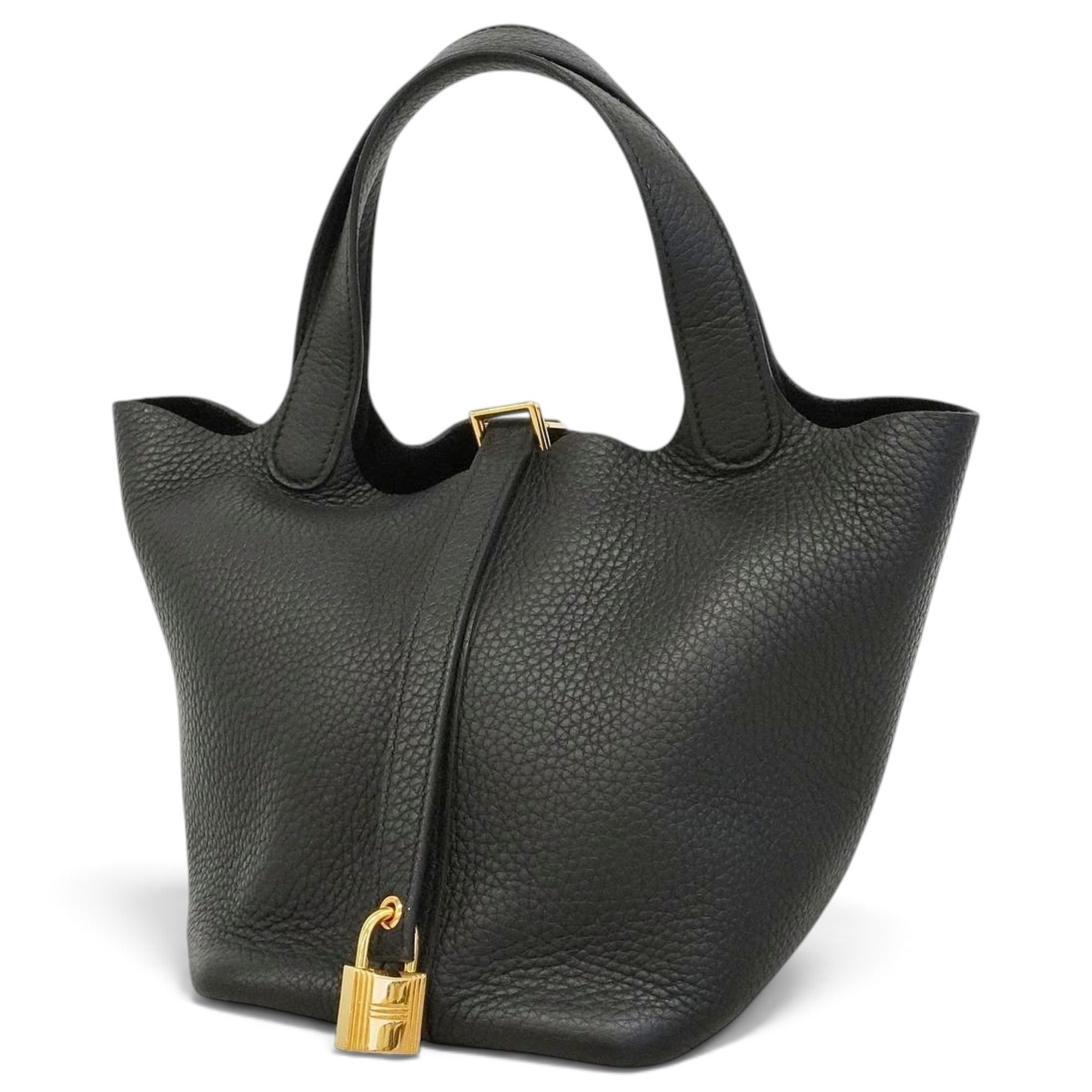 Picotin leather handbag