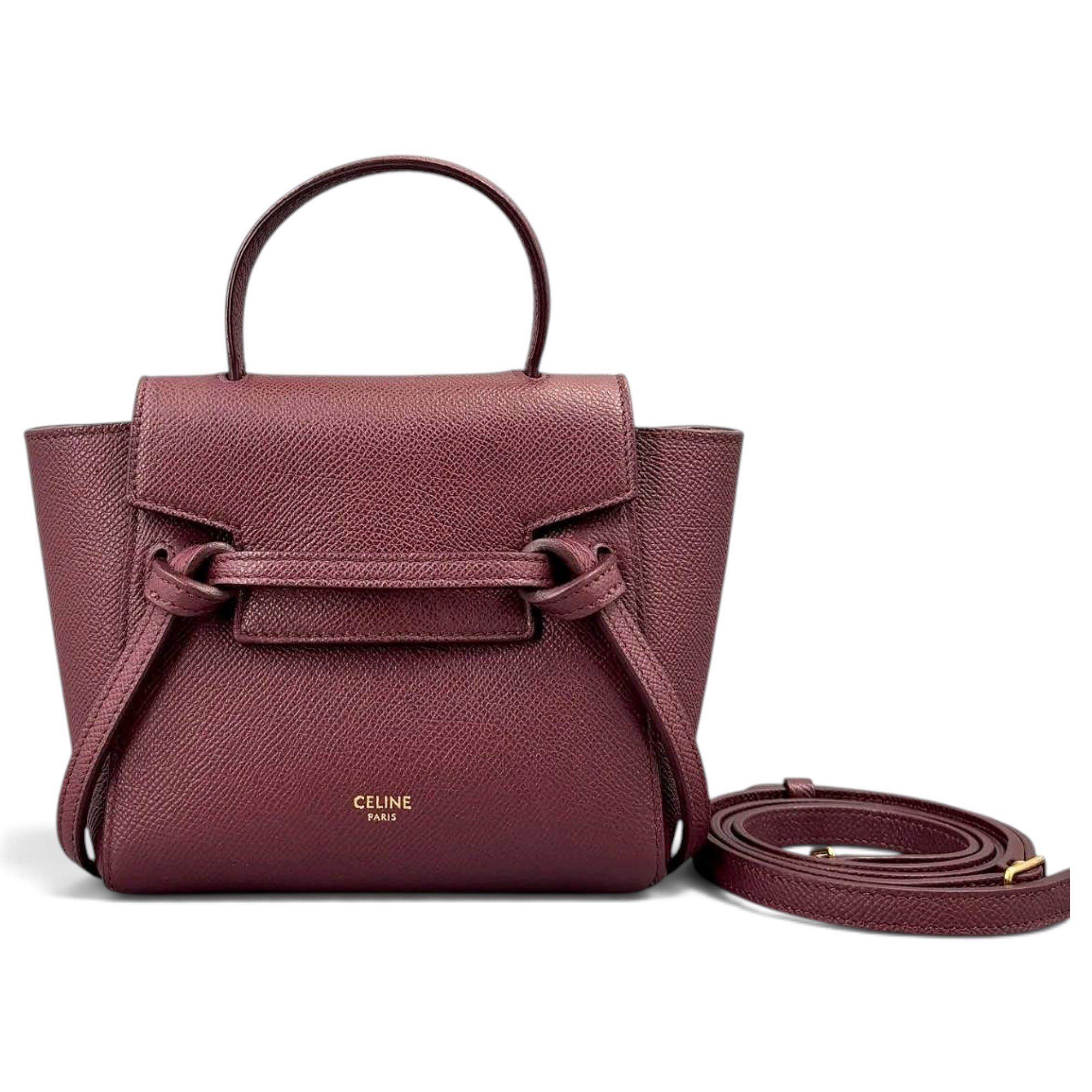 Belt leather mini bag