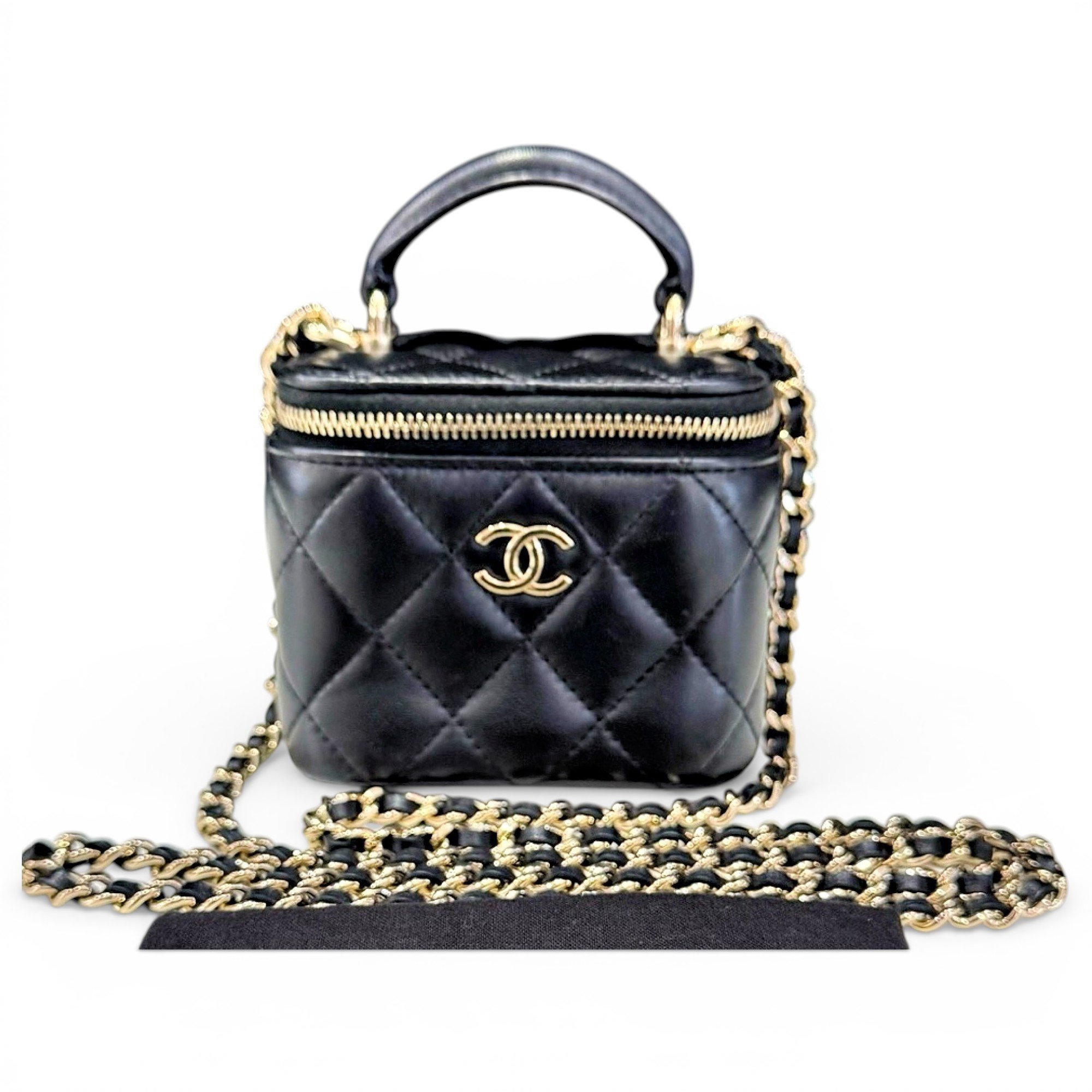 Vanity leather mini bag