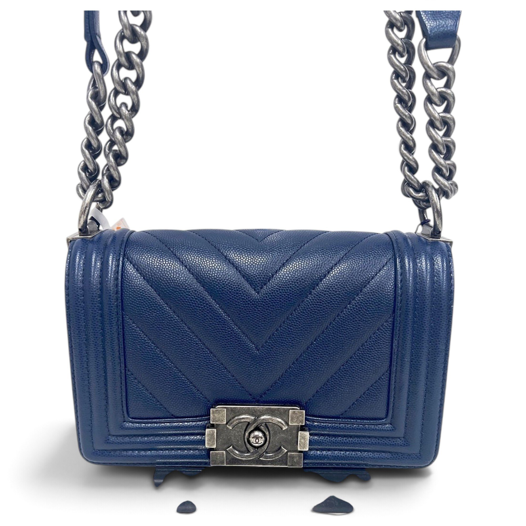 Boy leather crossbody bag
