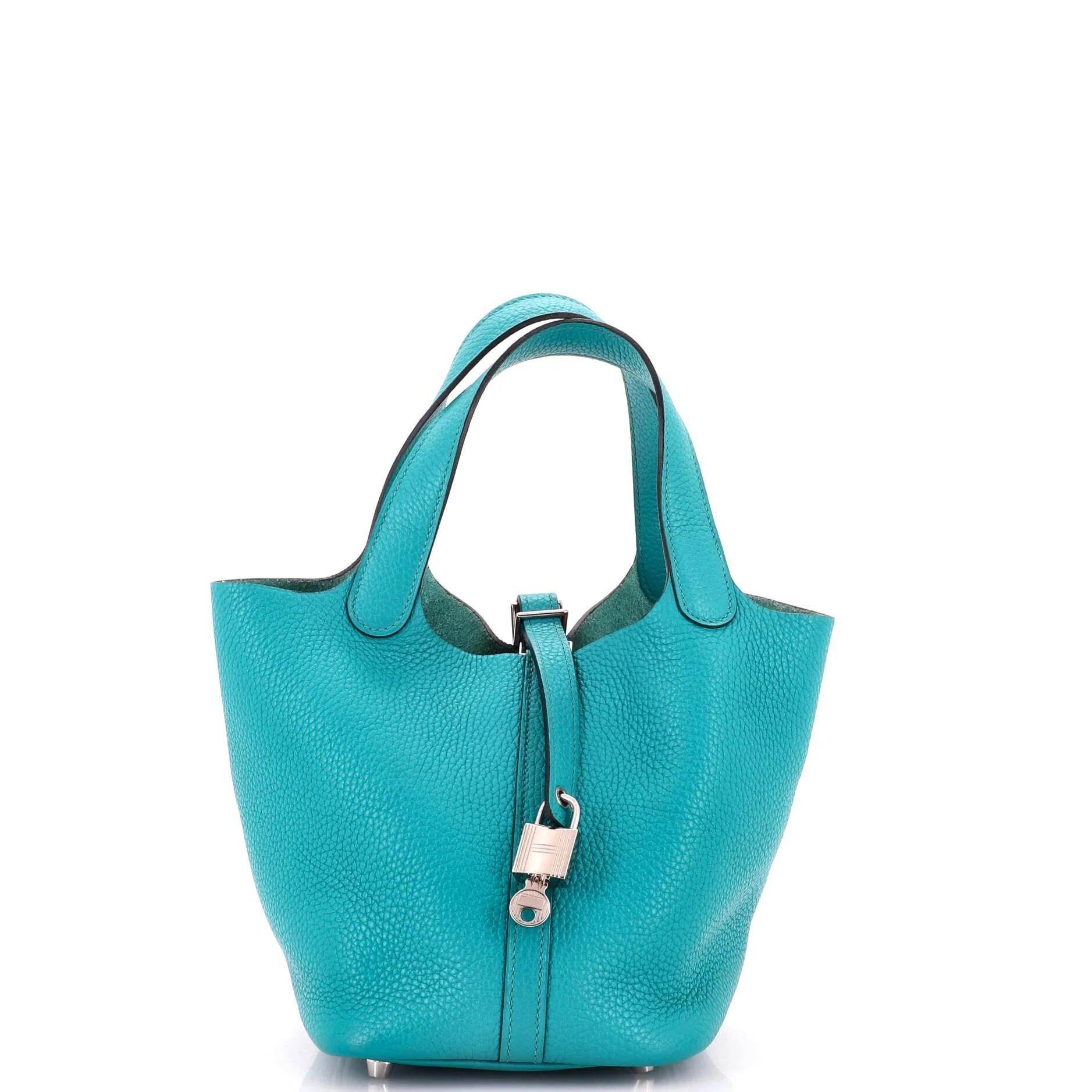 Picotin leather handbag
