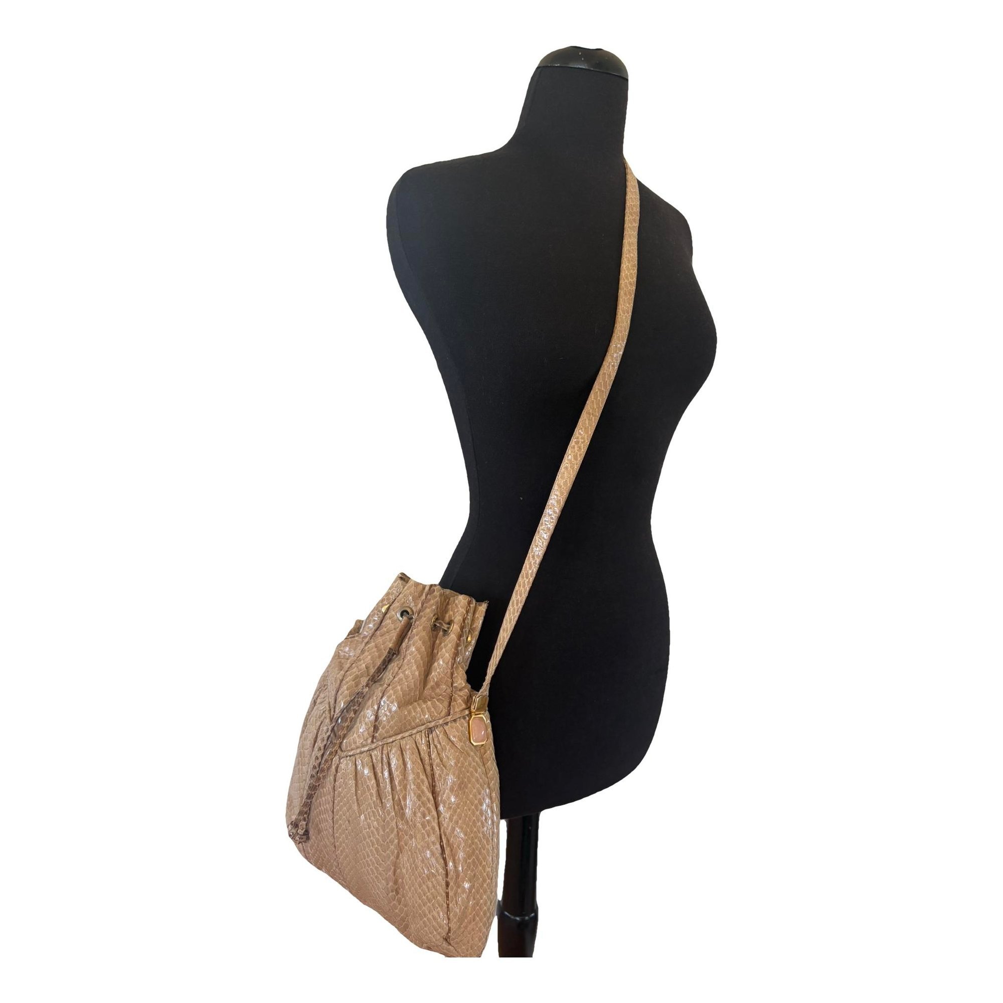 Judith Leiber Python crossbody bag