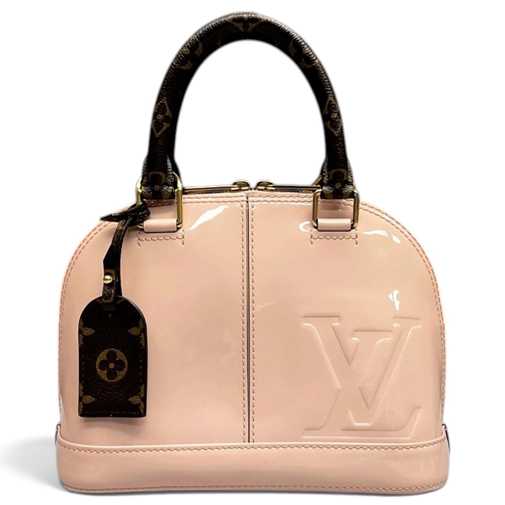 Alma BB patent leather handbag