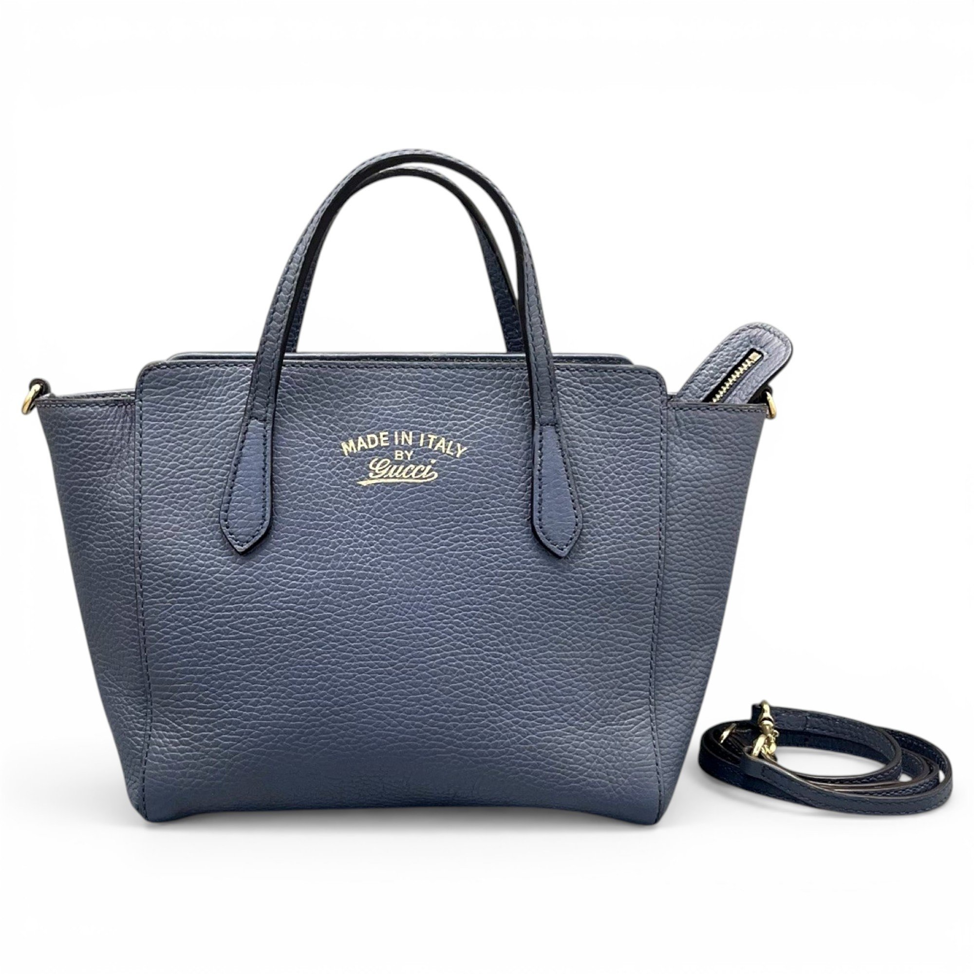 Swing leather handbag