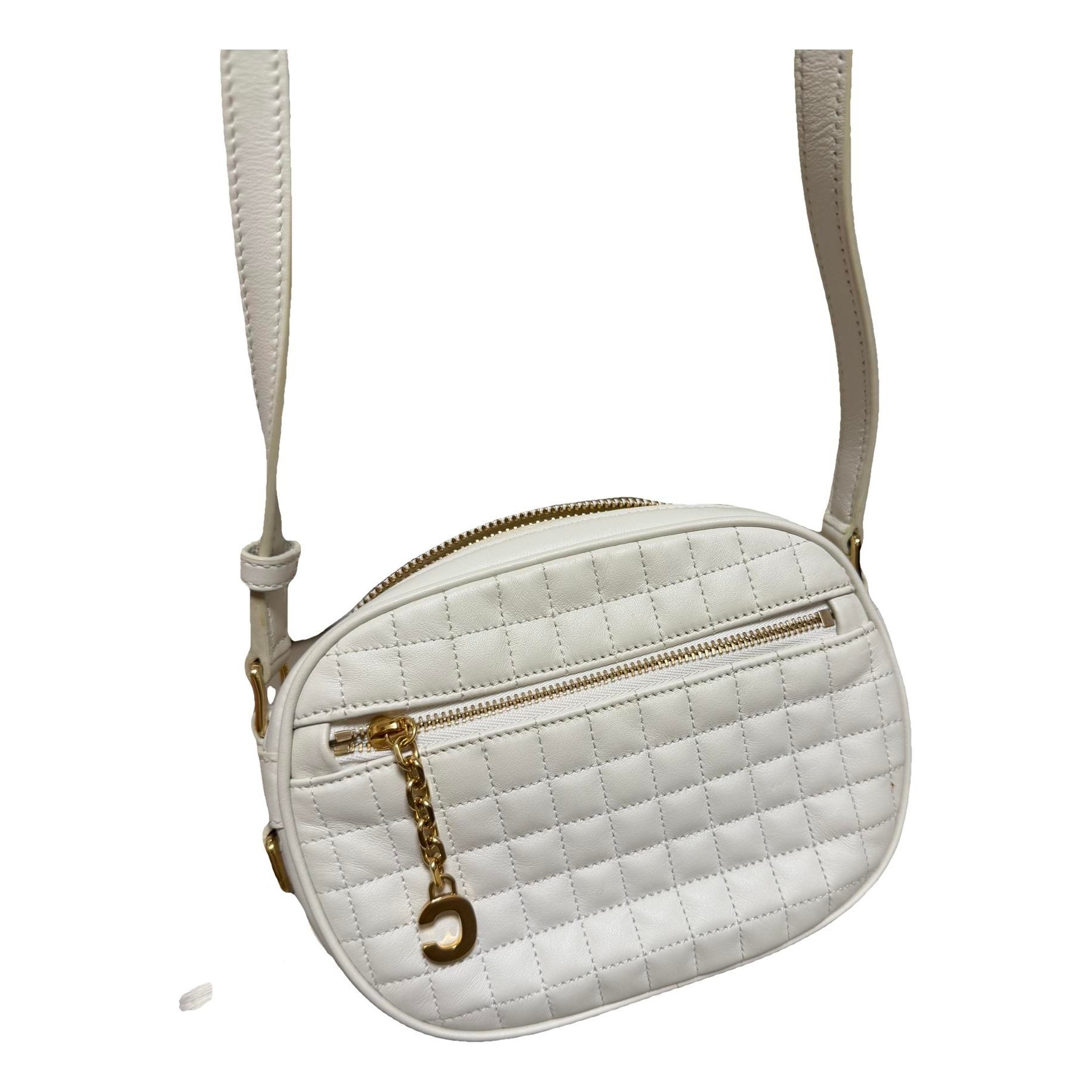 Charm leather bag